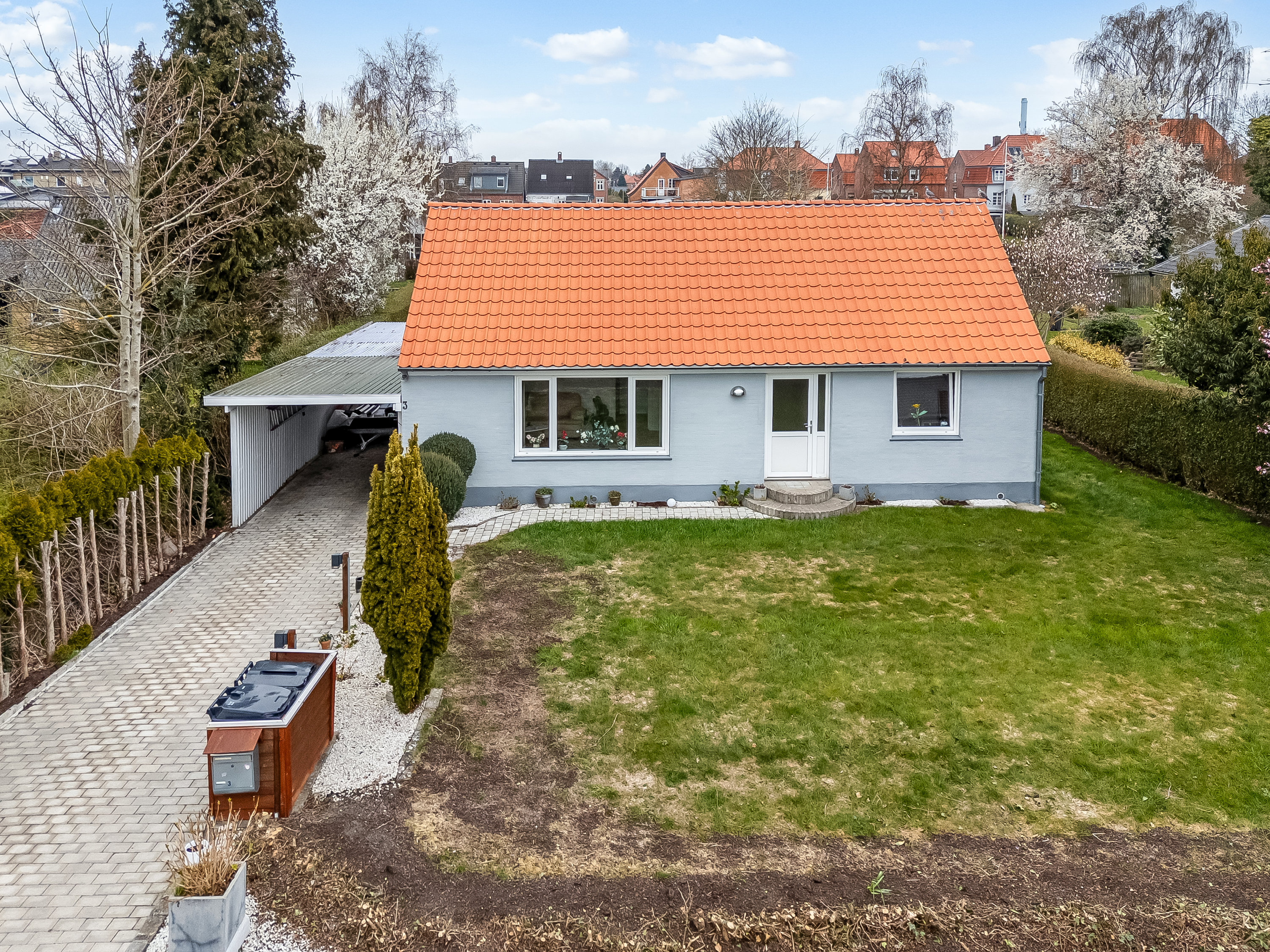 Miniaturebillede 1: facade. Billede af Højagervej 3, 4800 Nykøbing F