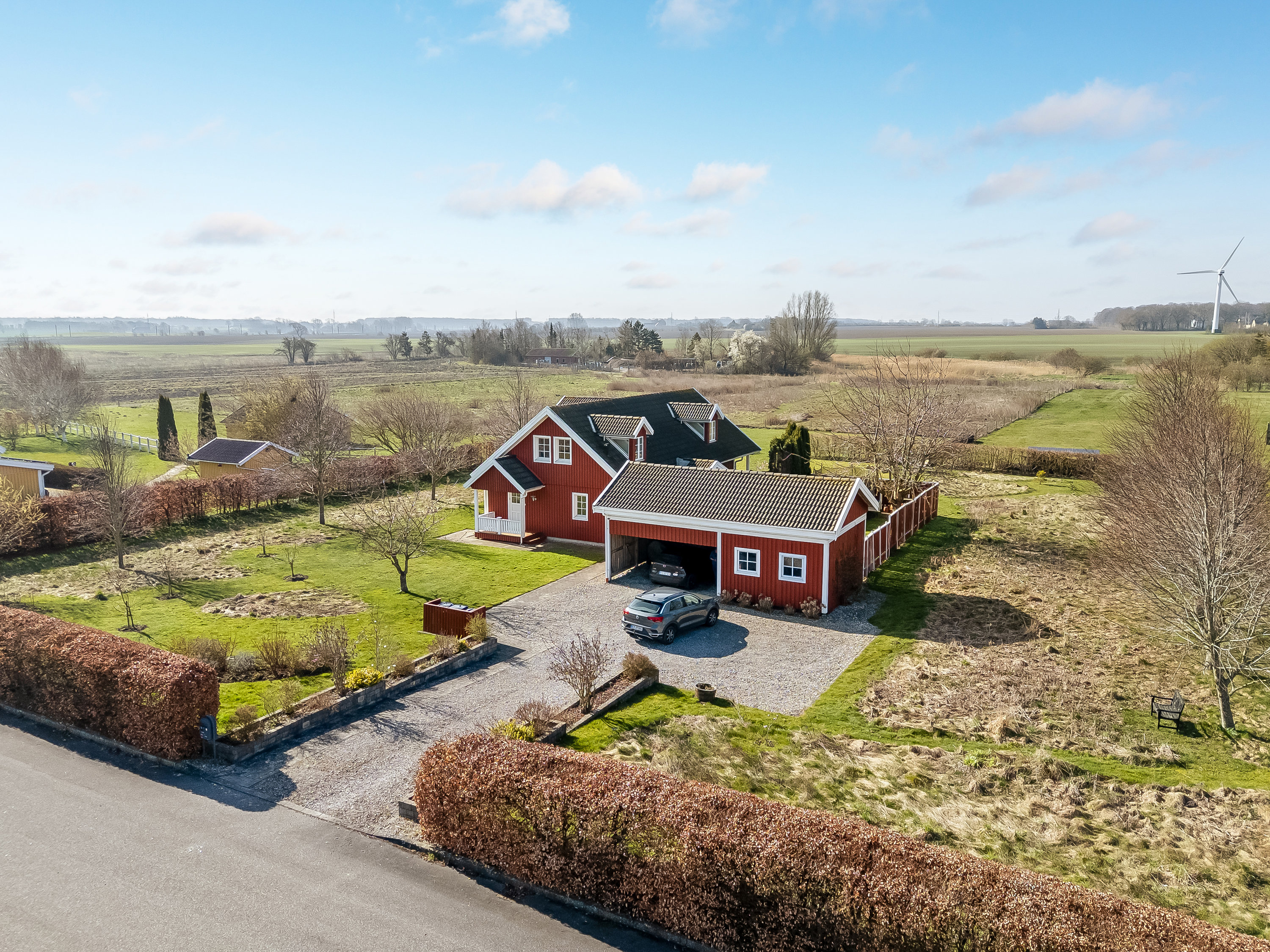 Miniaturebillede 1: luftfoto. Billede af Wibolttsvej 3, 4863 Eskilstrup