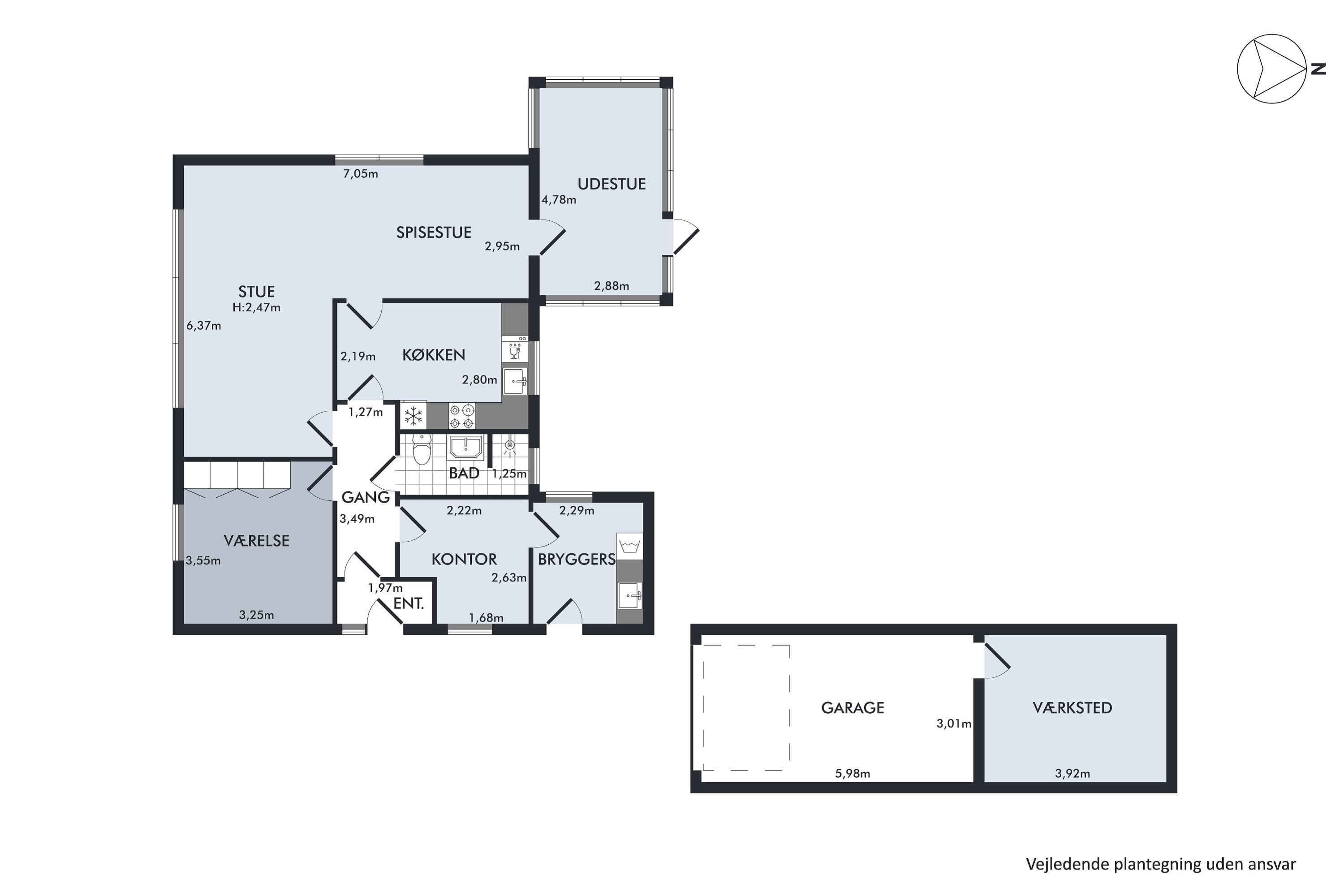 Plantegninger billede af Toftevænget 16, 8723 Løsning