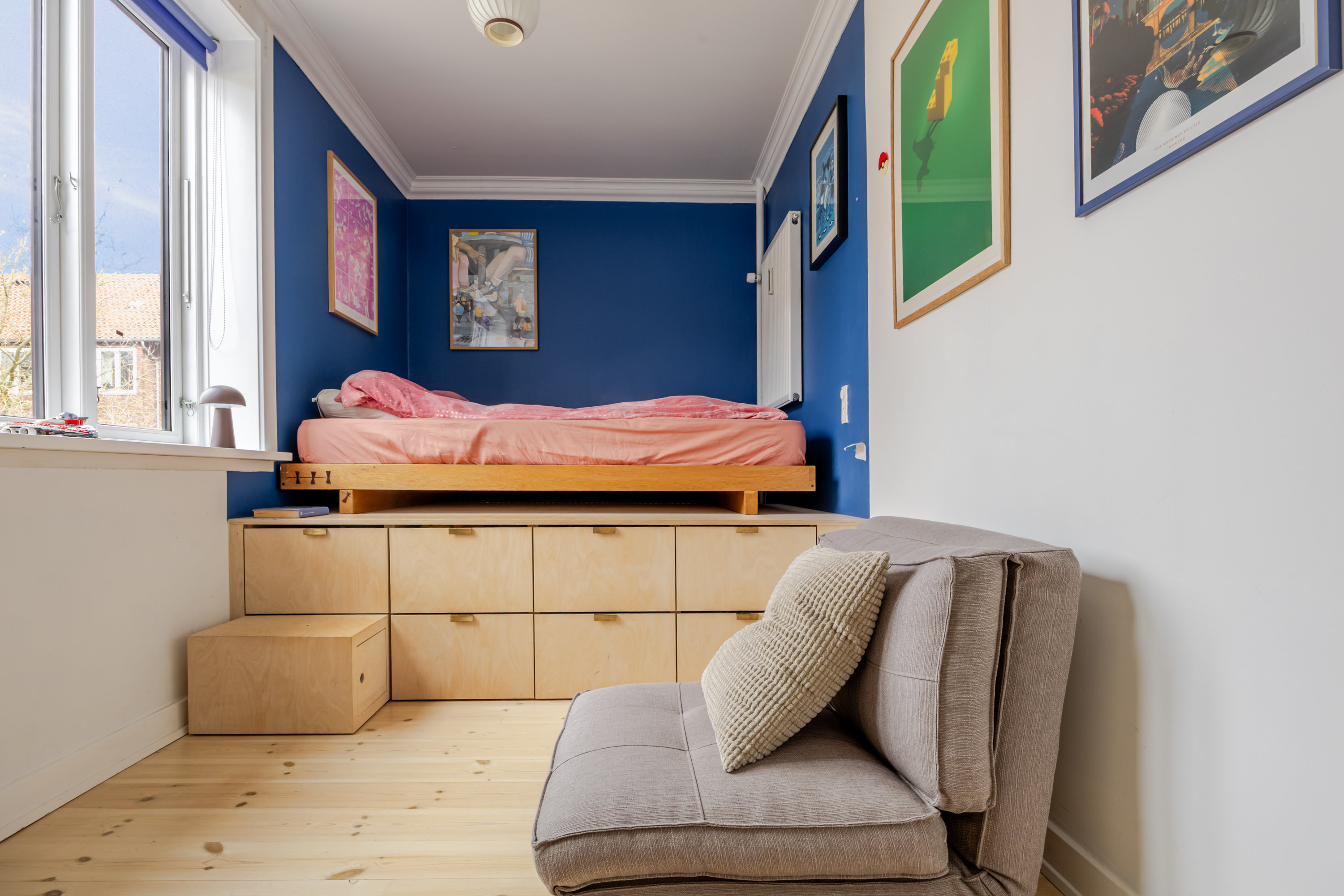 Fremhævet andet billede i fuldskærmstilstand. Billede af Schubertsvej 12, 1. tv., 2450 København SV