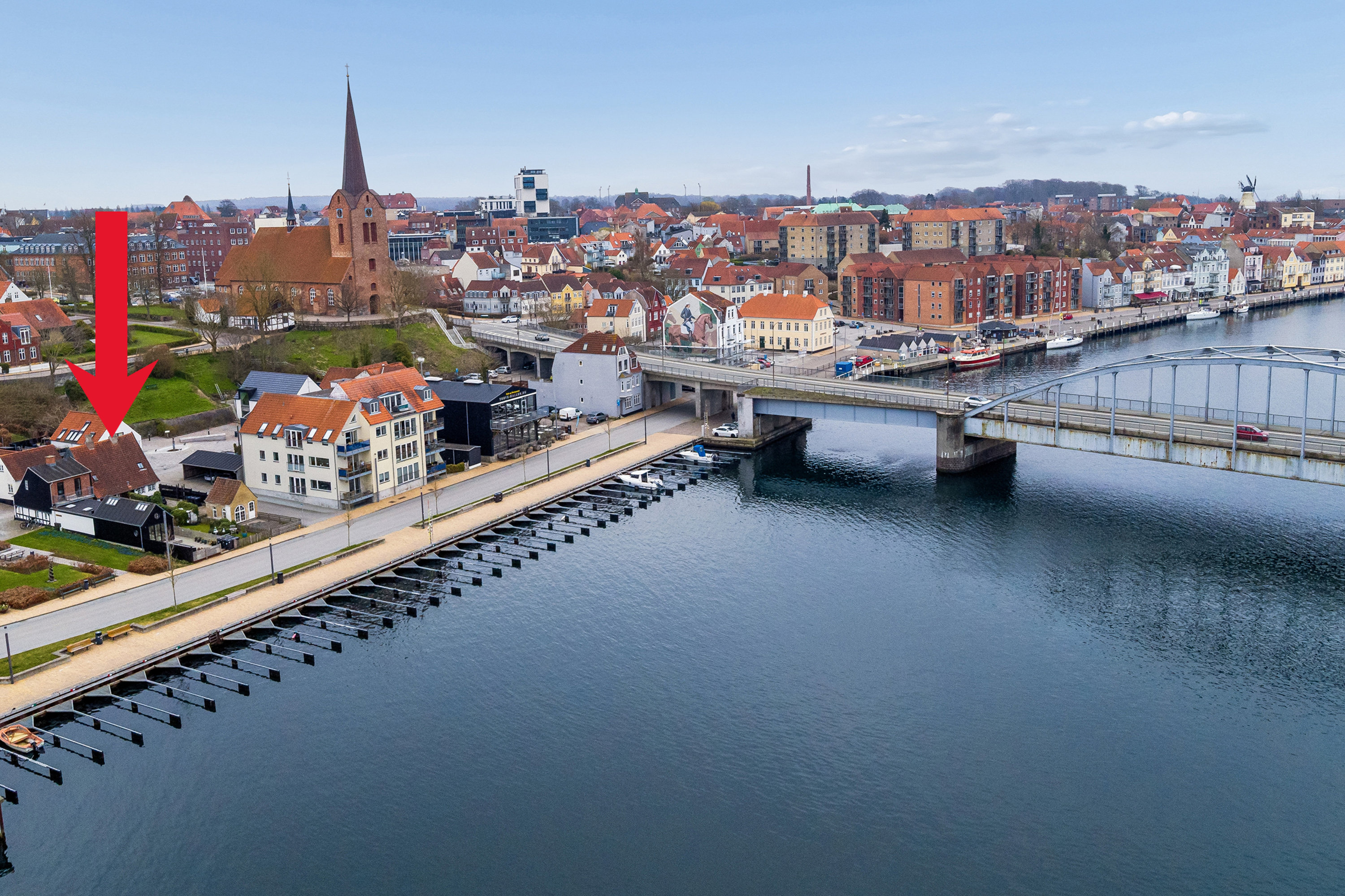 Fremhævet omgivelser billede i fuldskærmstilstand. Billede af Havbogade 47, 6400 Sønderborg