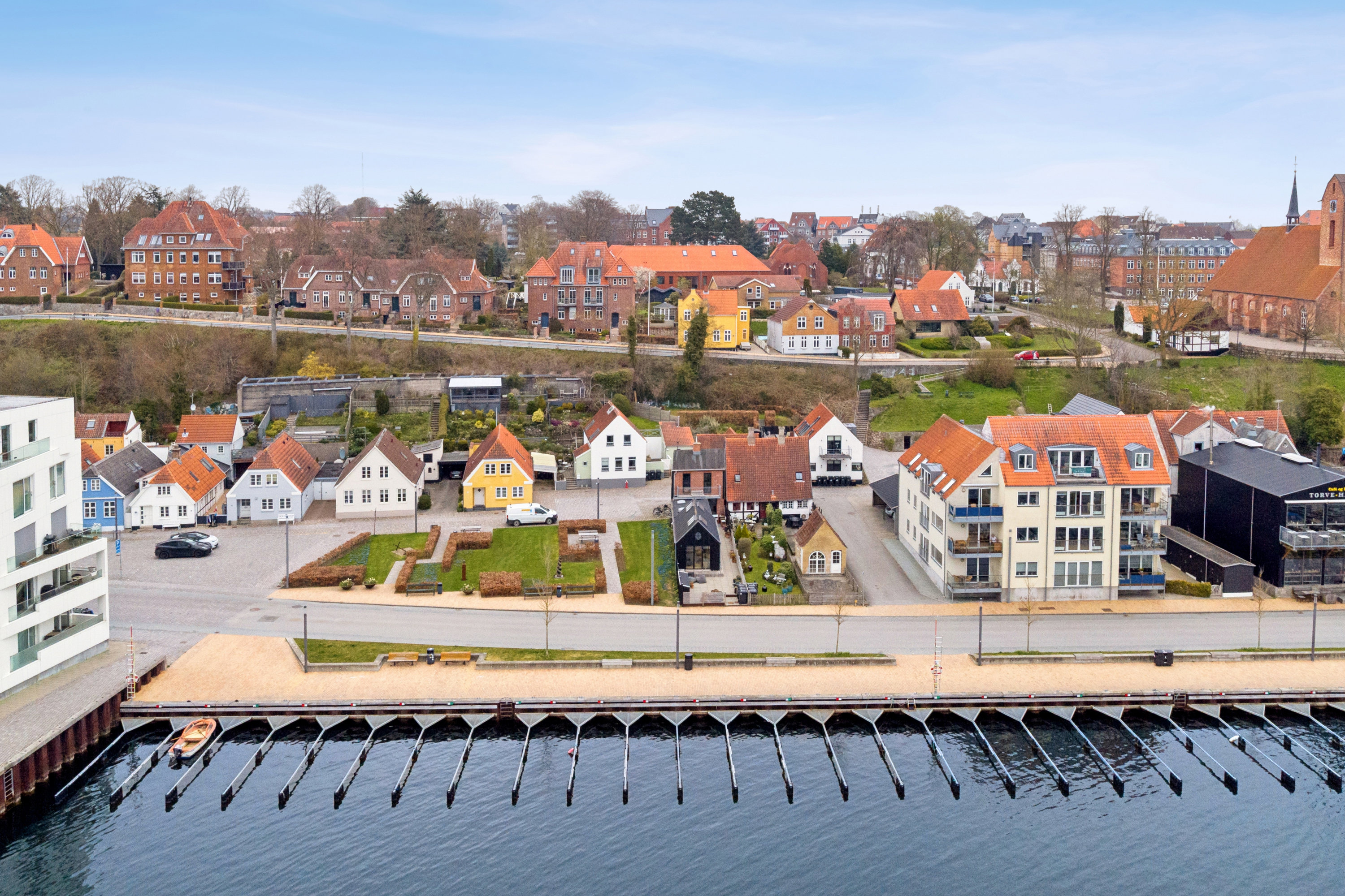 Fremhævet luftfoto billede i fuldskærmstilstand. Billede af Havbogade 47, 6400 Sønderborg