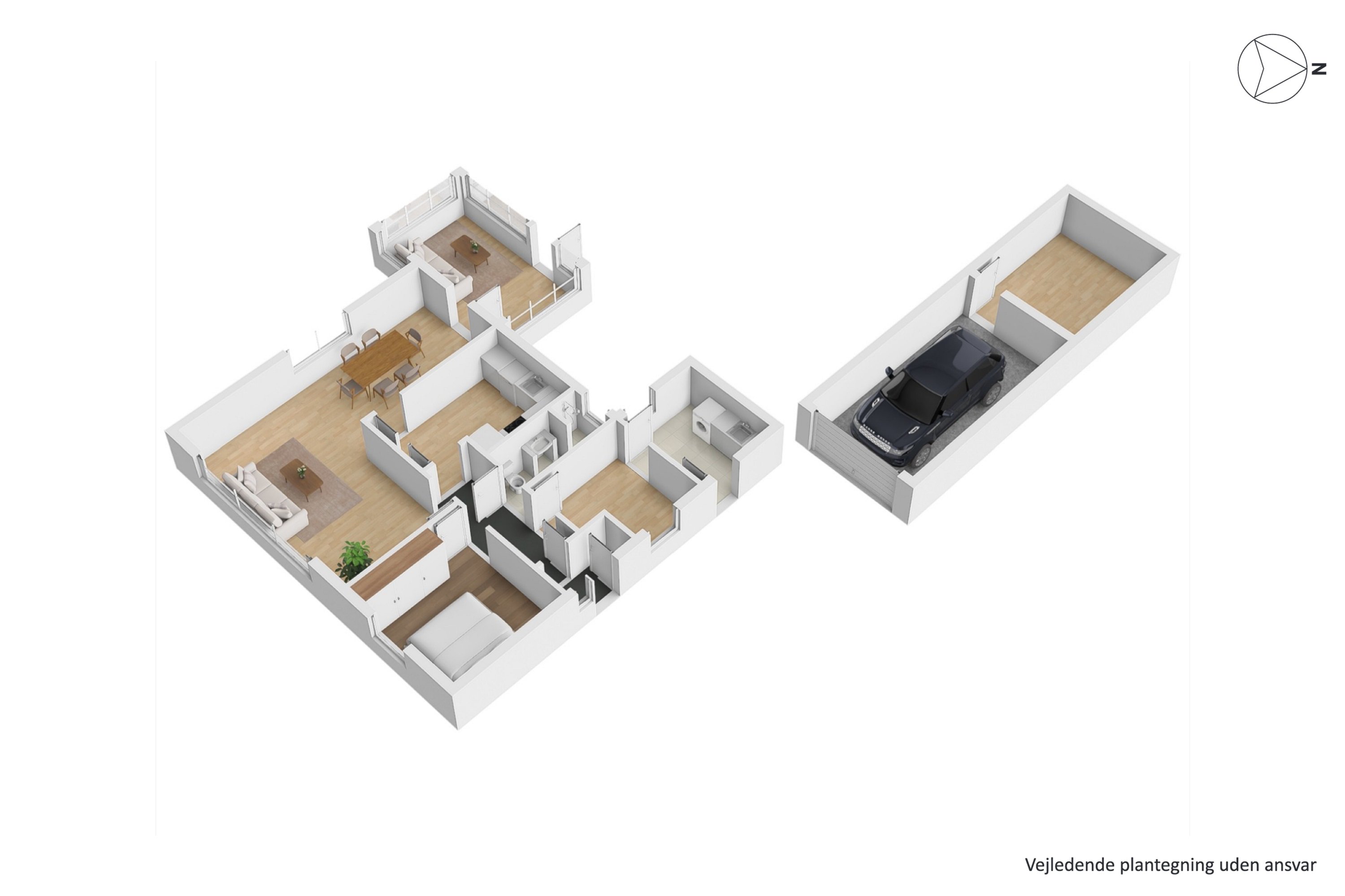 Plantegninger billede af Toftevænget 16, 8723 Løsning