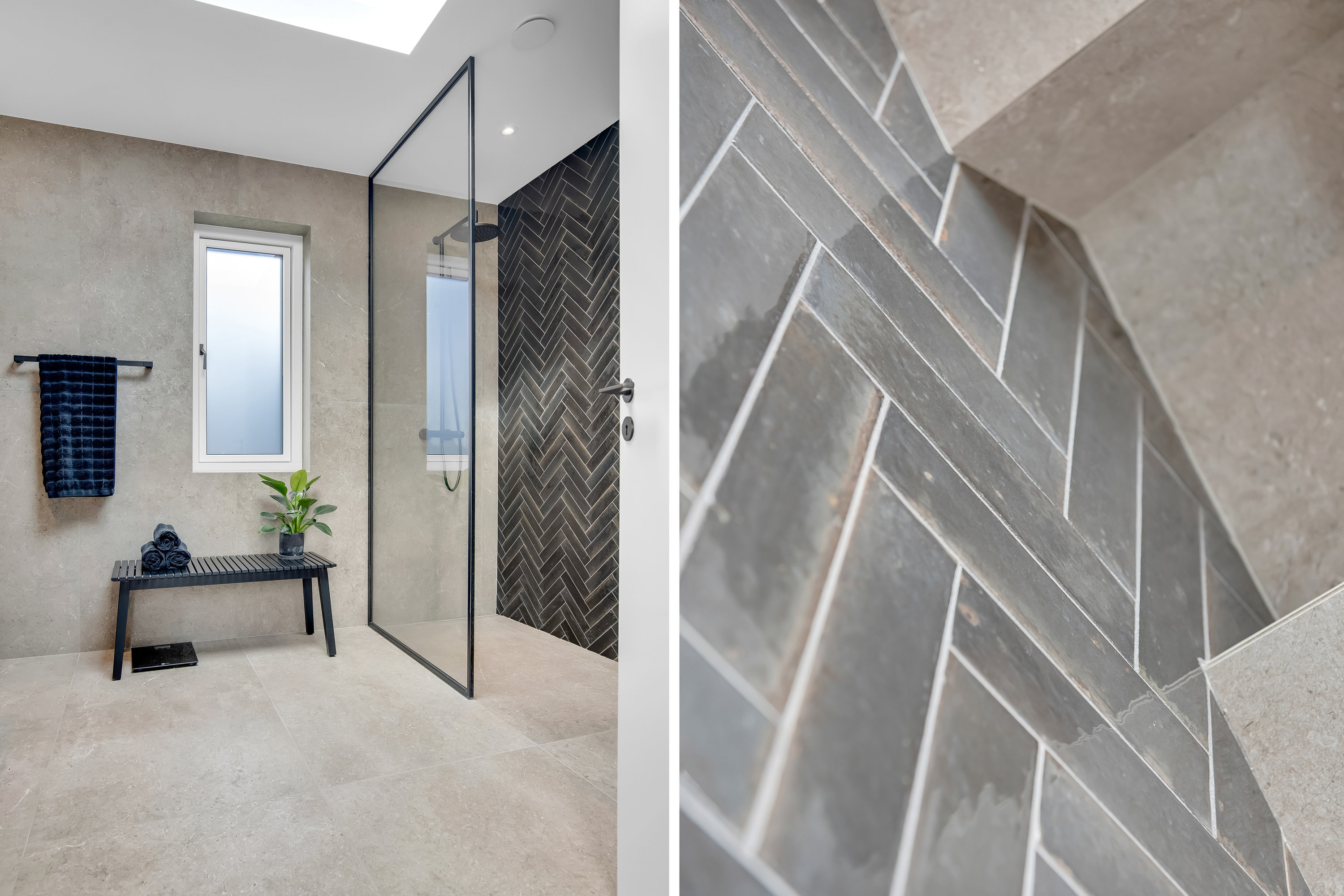 Fremhævet badeværelse billede i fuldskærmstilstand. Billede af Lyngbakken 18, 7500 Holstebro