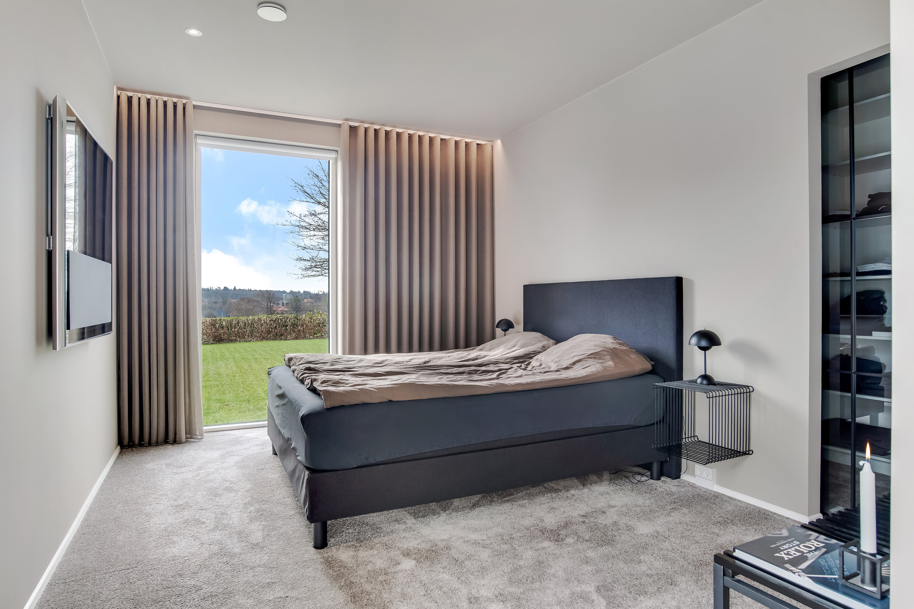 Fremhævet soveværelse billede i fuldskærmstilstand. Billede af Lyngbakken 18, 7500 Holstebro