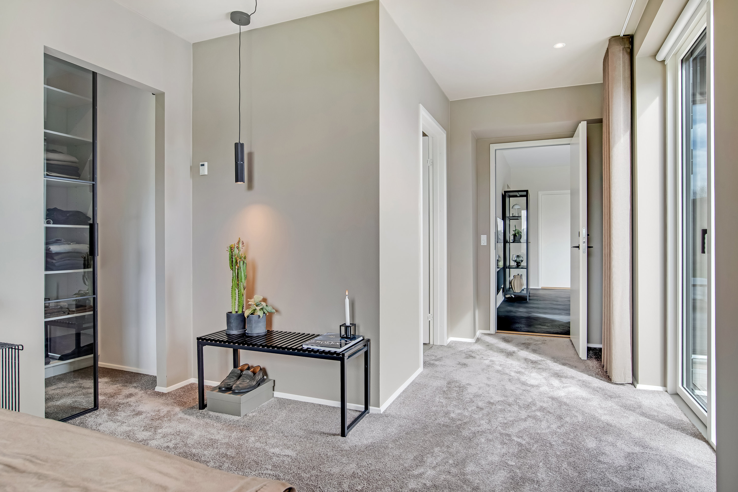 Fremhævet soveværelse billede i fuldskærmstilstand. Billede af Lyngbakken 18, 7500 Holstebro