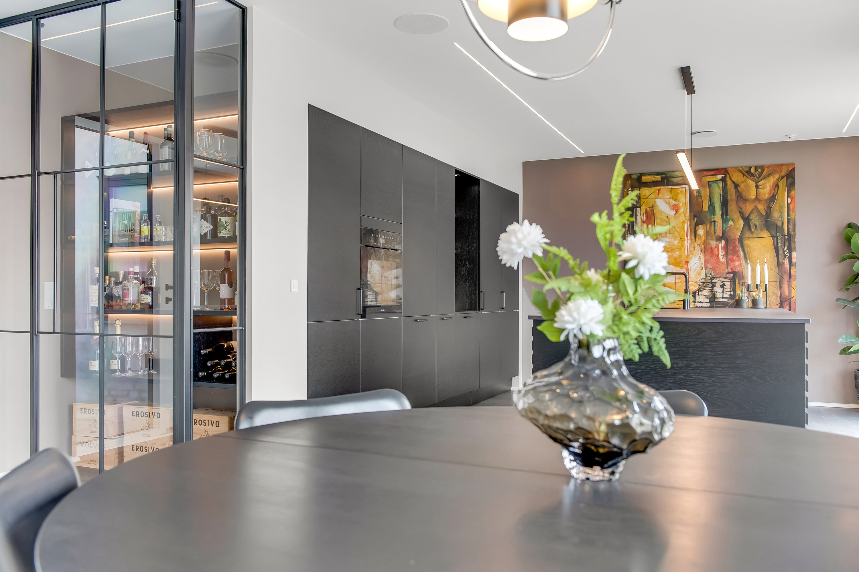 Fremhævet køkken alrum billede i fuldskærmstilstand. Billede af Lyngbakken 18, 7500 Holstebro