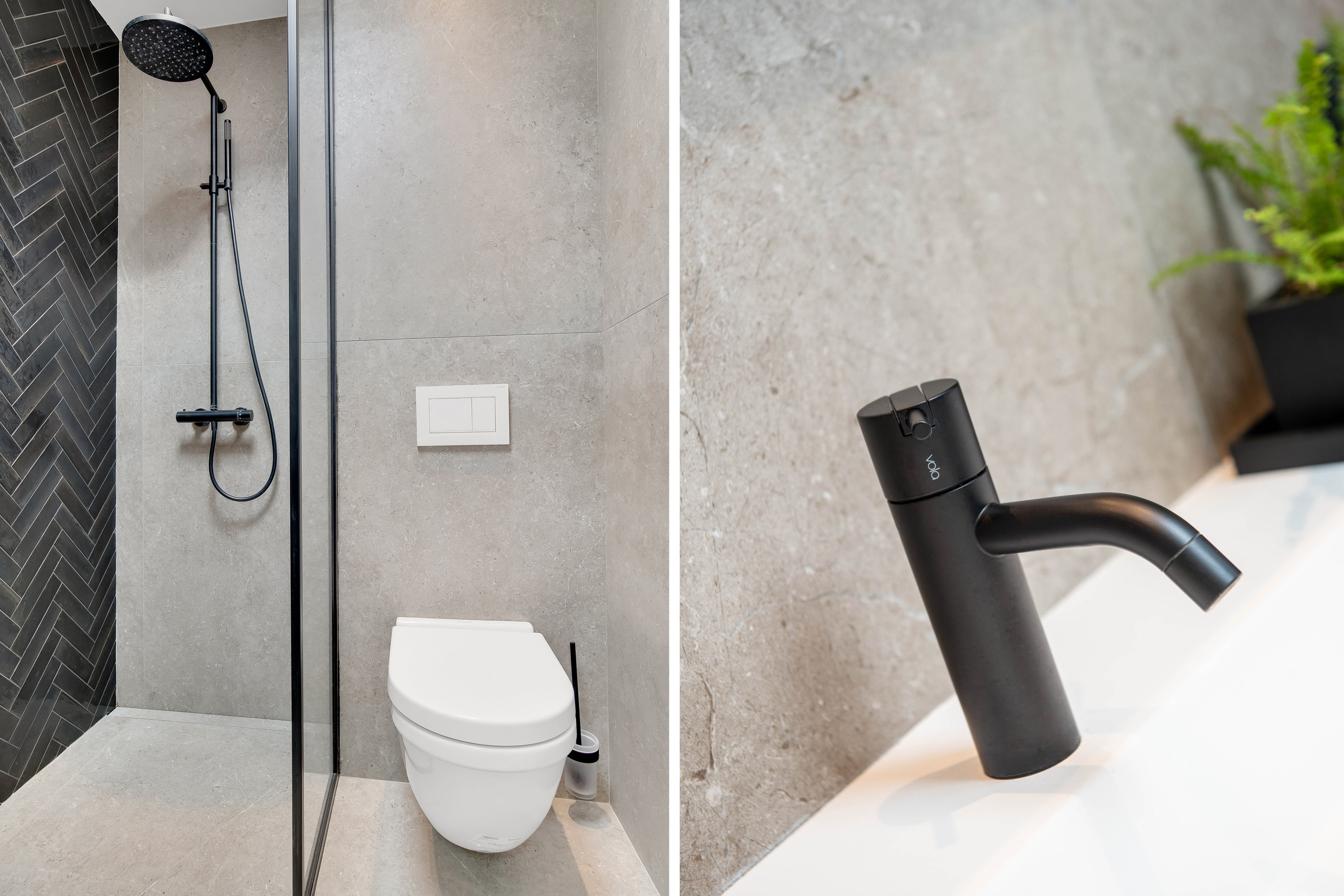 Fremhævet badeværelse billede i fuldskærmstilstand. Billede af Lyngbakken 18, 7500 Holstebro