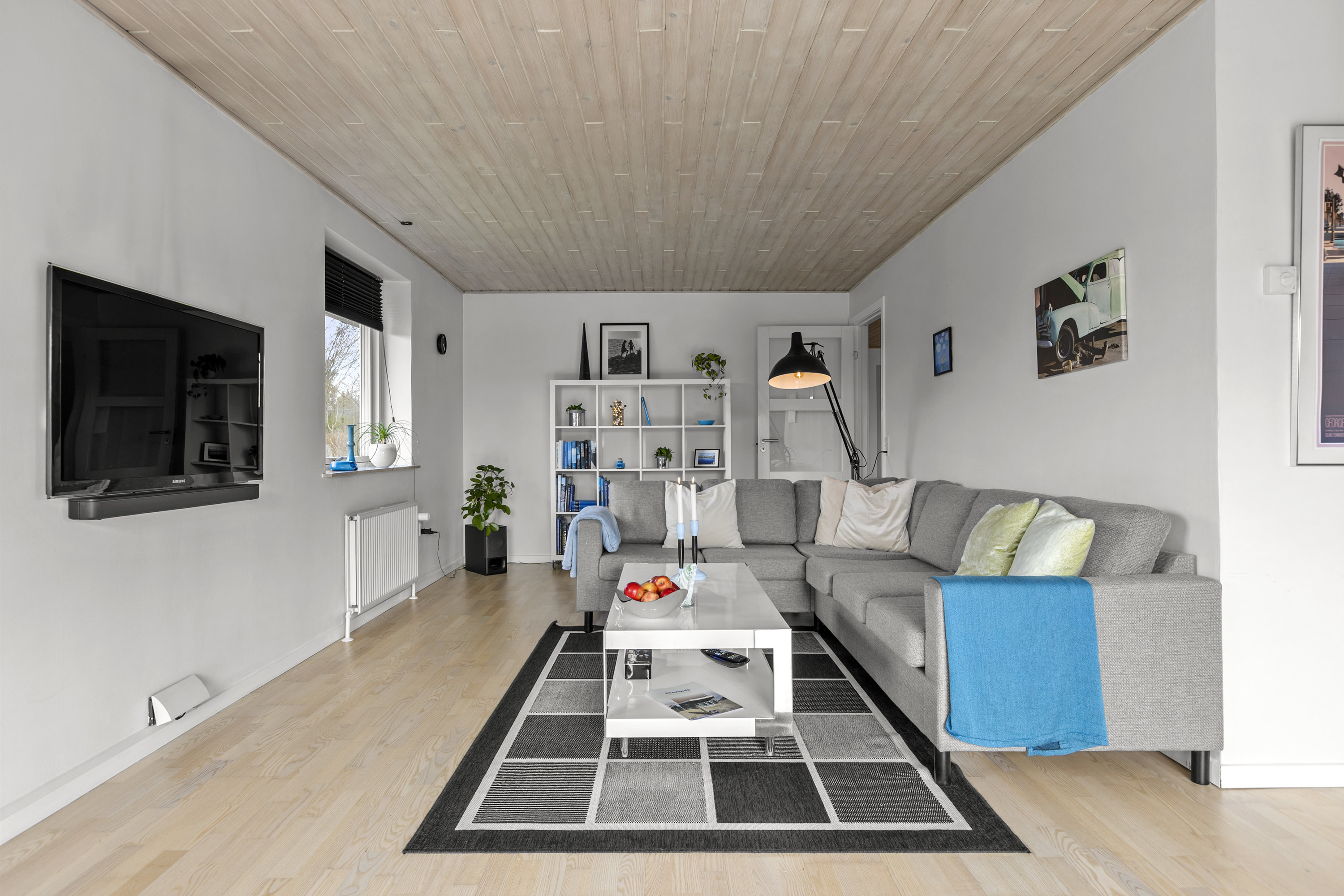 Fremhævet stue billede i fuldskærmstilstand. Billede af Nøddevej 8, 4171 Glumsø