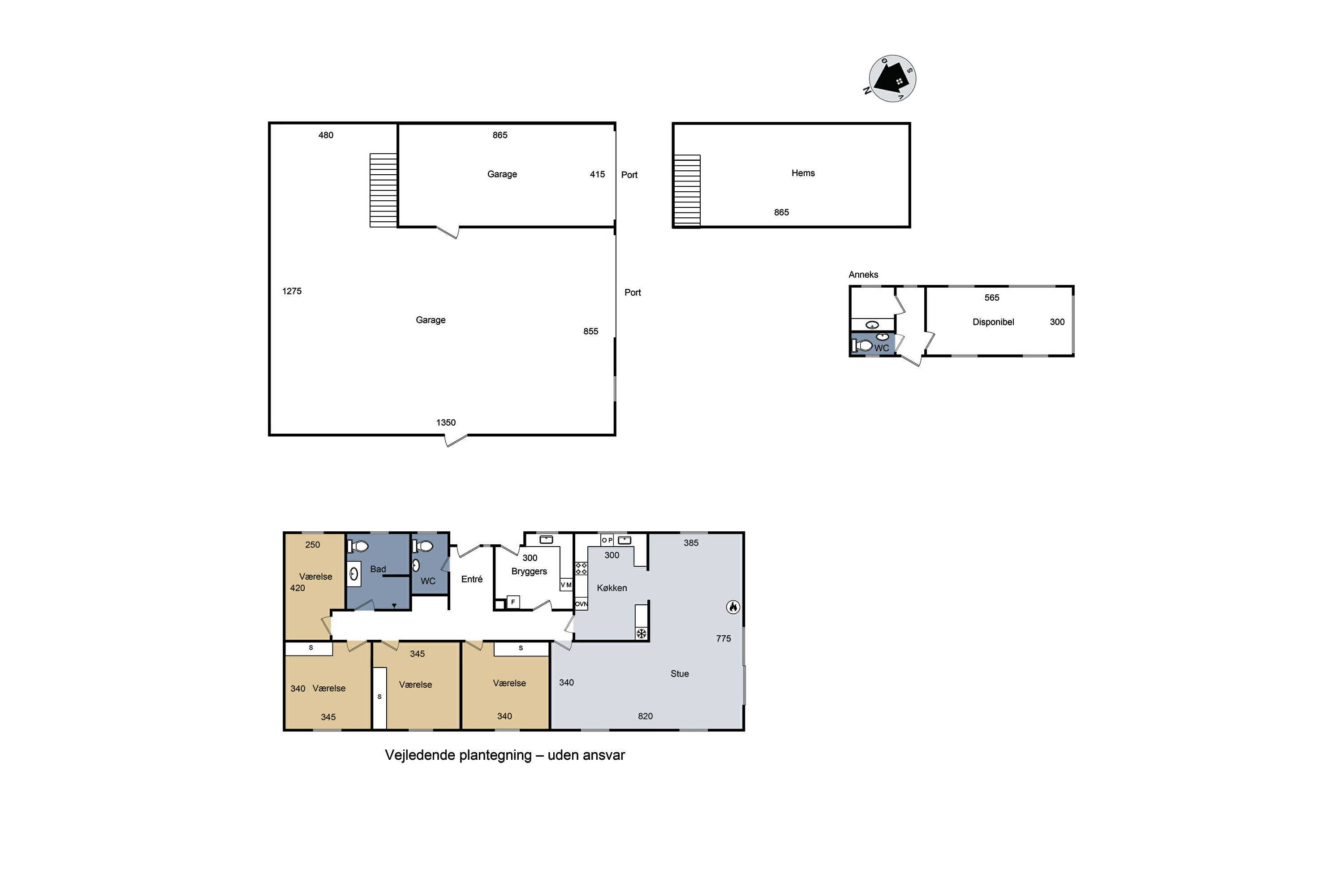 Plantegninger billede af Nøddevej 8, 4171 Glumsø