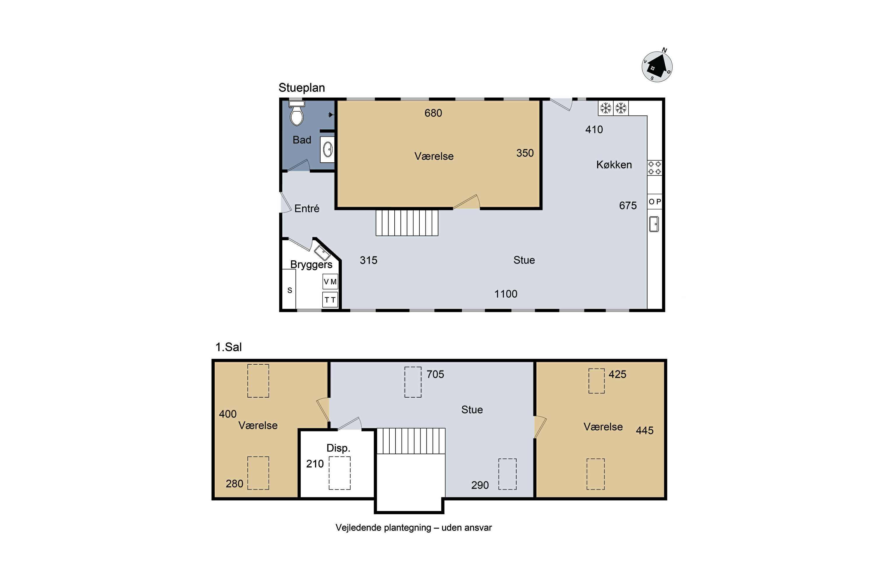 Plantegninger billede af Smedegade 23A, 4200 Slagelse