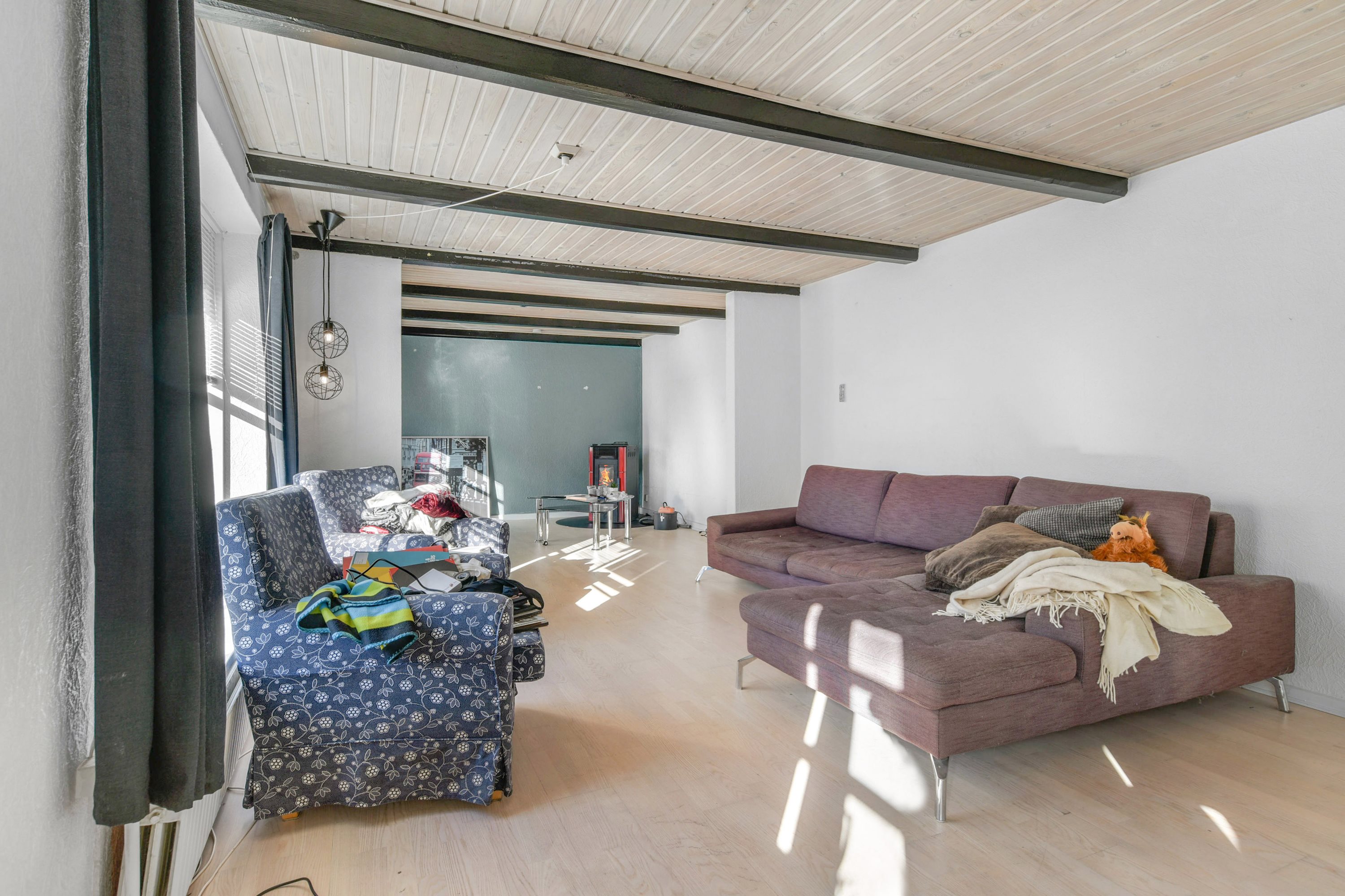 Fremhævet stue billede i fuldskærmstilstand. Billede af Nordkap 5, 7500 Holstebro