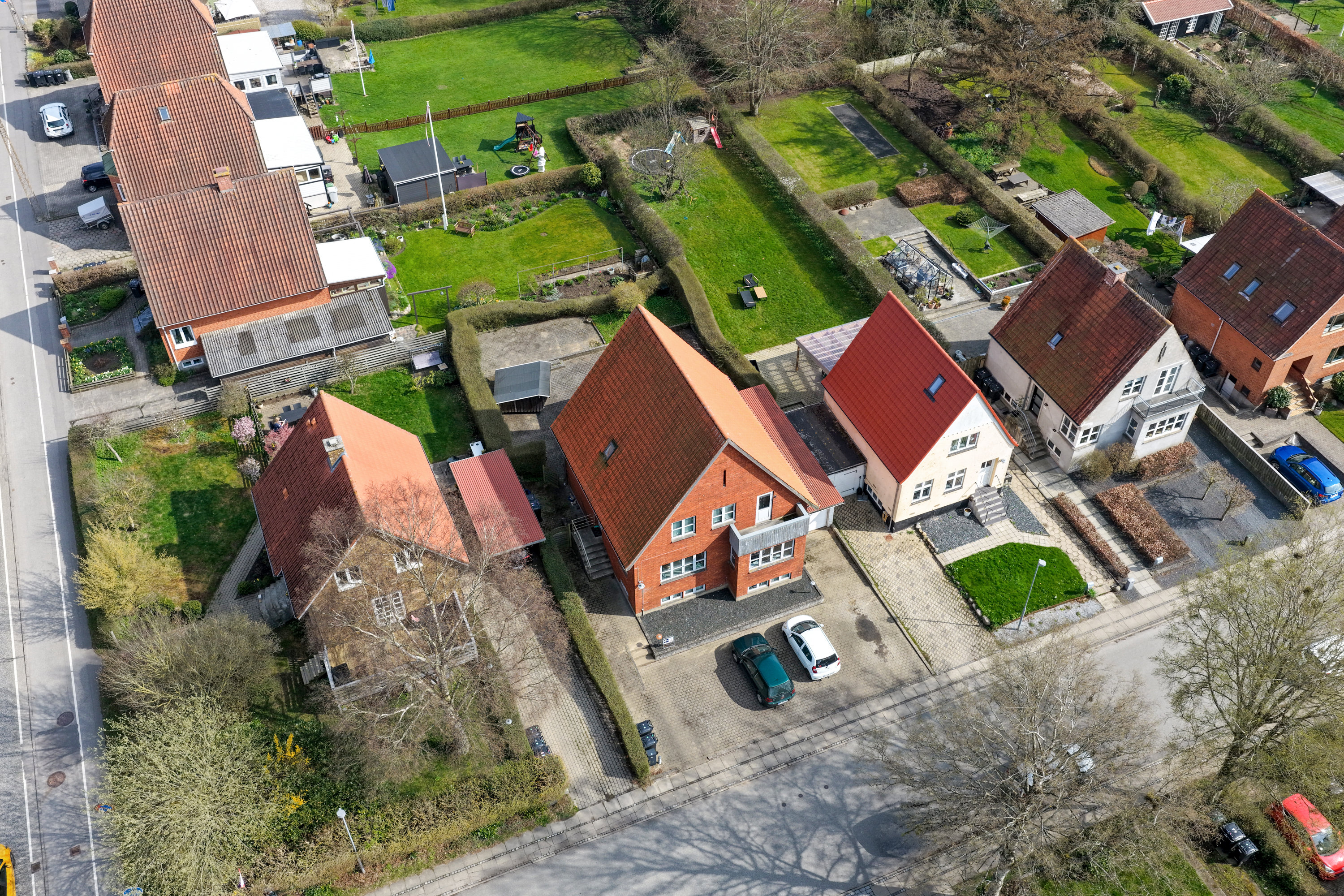 Miniaturebillede 1: luftfoto. Billede af Norgesvej 3, 5500 Middelfart