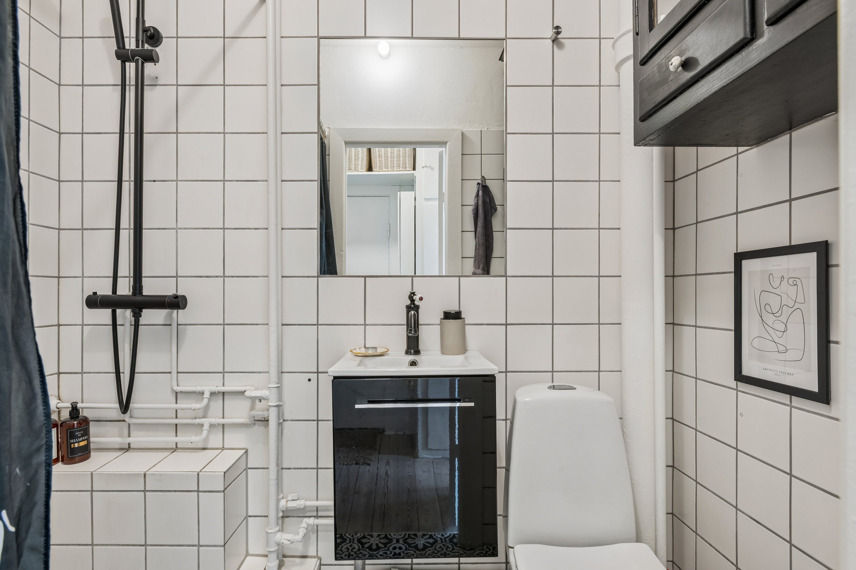 Fremhævet badeværelse billede i fuldskærmstilstand. Billede af Siciliensgade 11, 2. th., 2300 København S