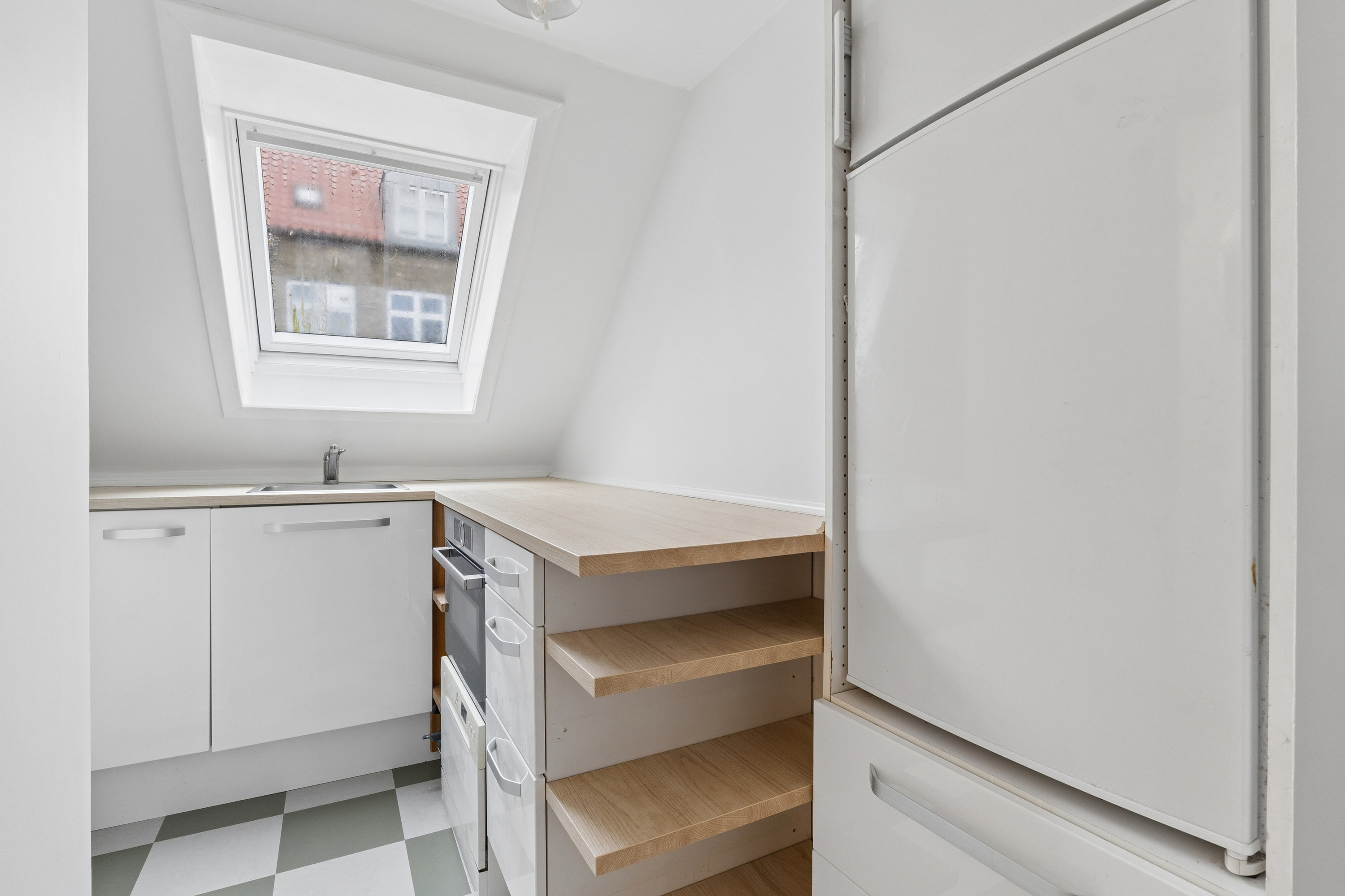 Fremhævet køkken billede i fuldskærmstilstand. Billede af Sjællandsgade 82C, 2. th., 8000 Aarhus C