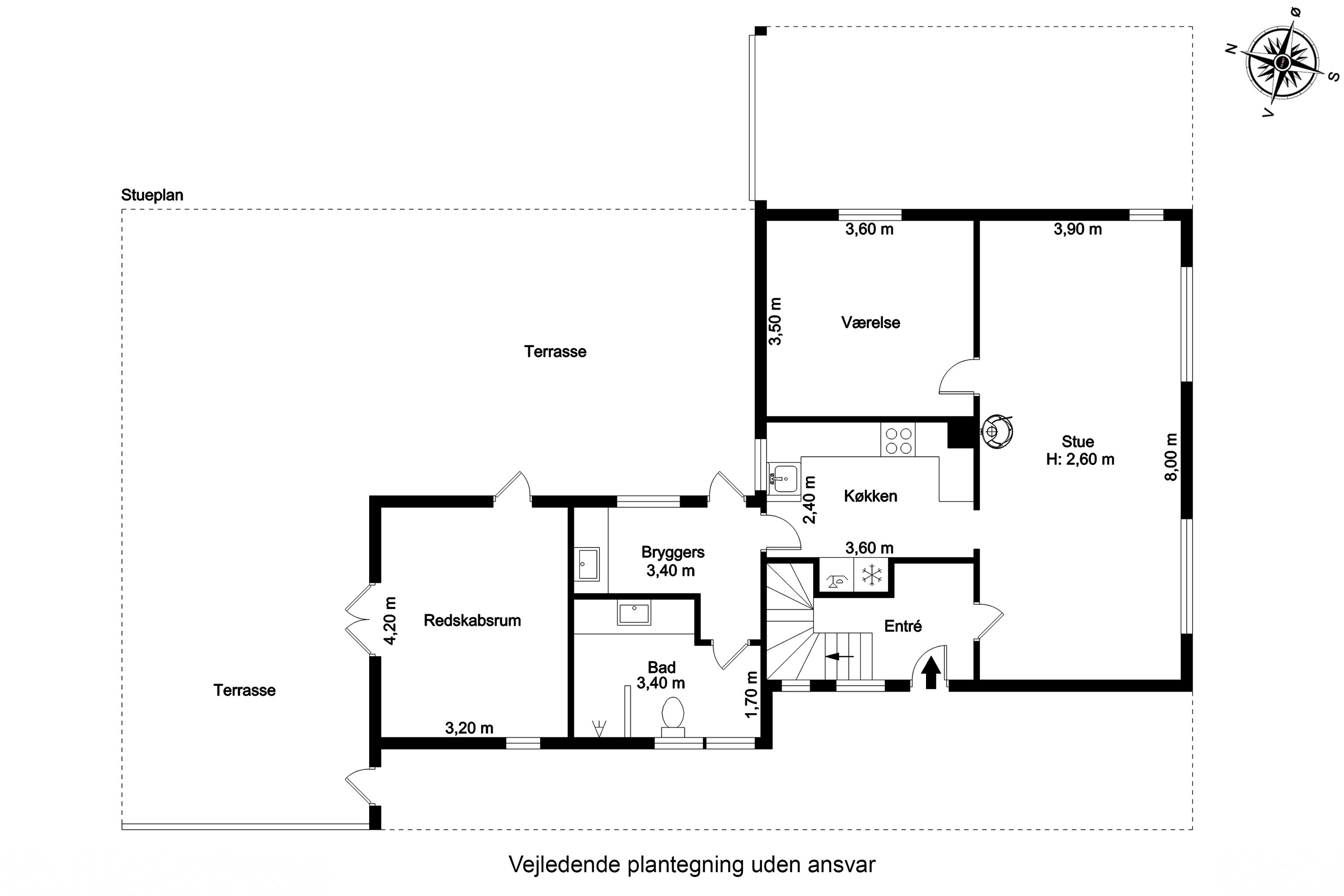 Plantegninger billede af Mølmarksvej 60, 5700 Svendborg