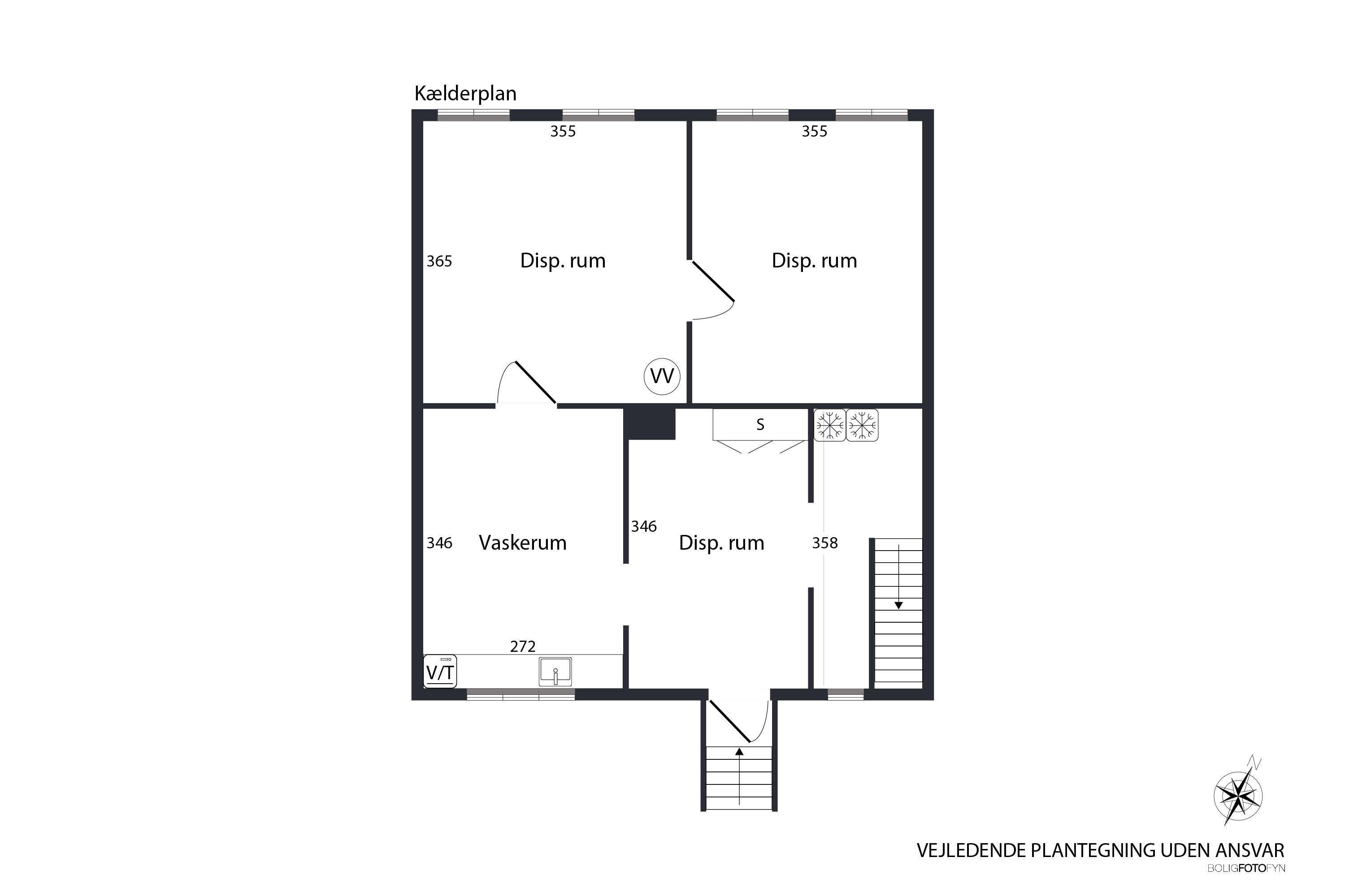 Plantegninger billede af Nørregade 89, 5620 Glamsbjerg