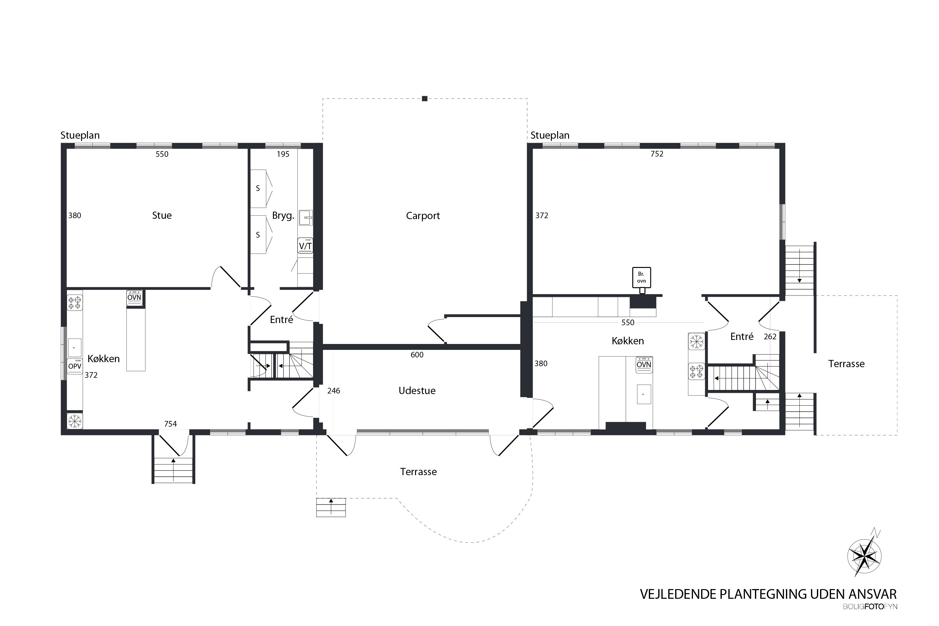 Plantegninger billede af Nørregade 89, 5620 Glamsbjerg