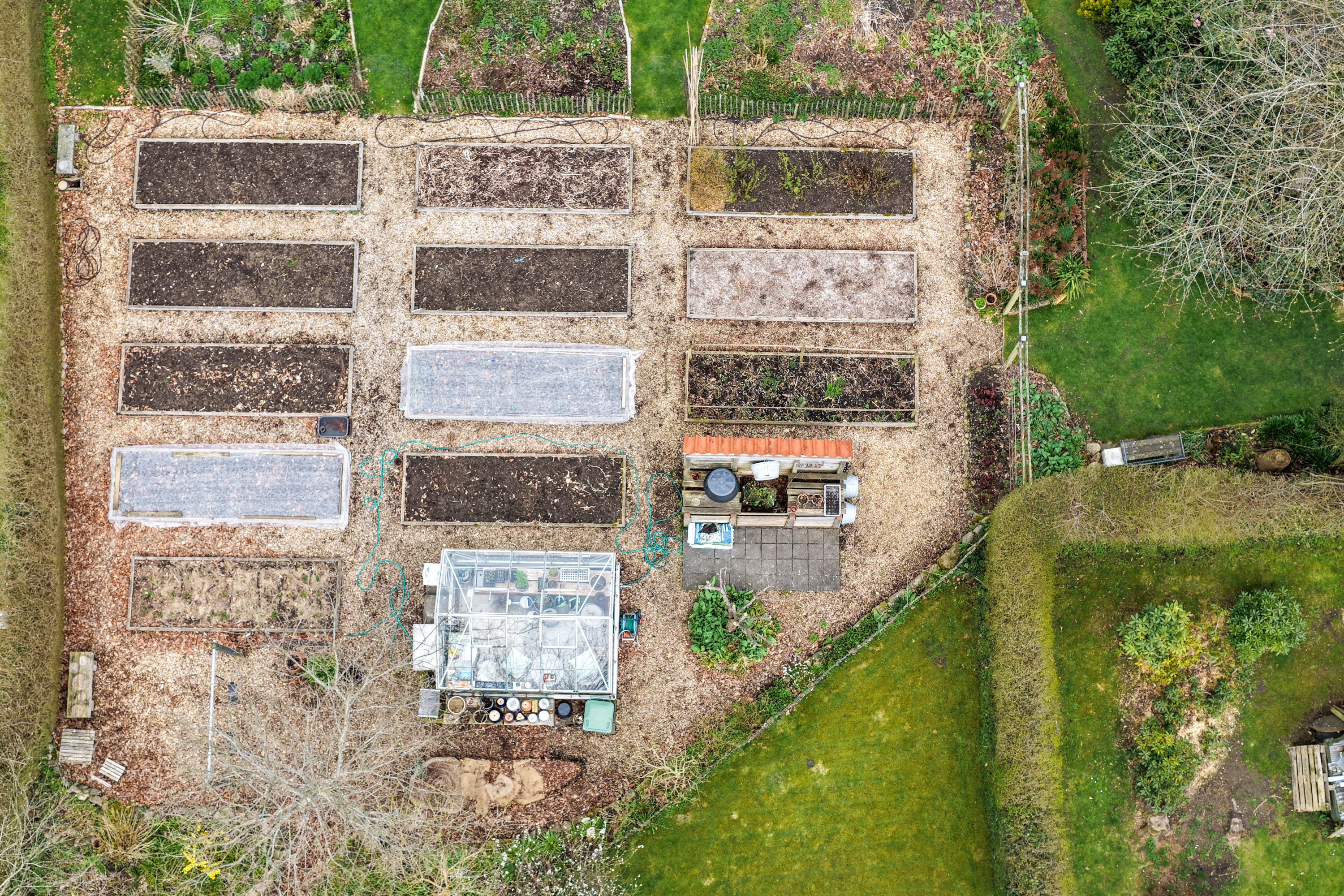 Fremhævet luftfoto billede i fuldskærmstilstand. Billede af Nørregade 89, 5620 Glamsbjerg