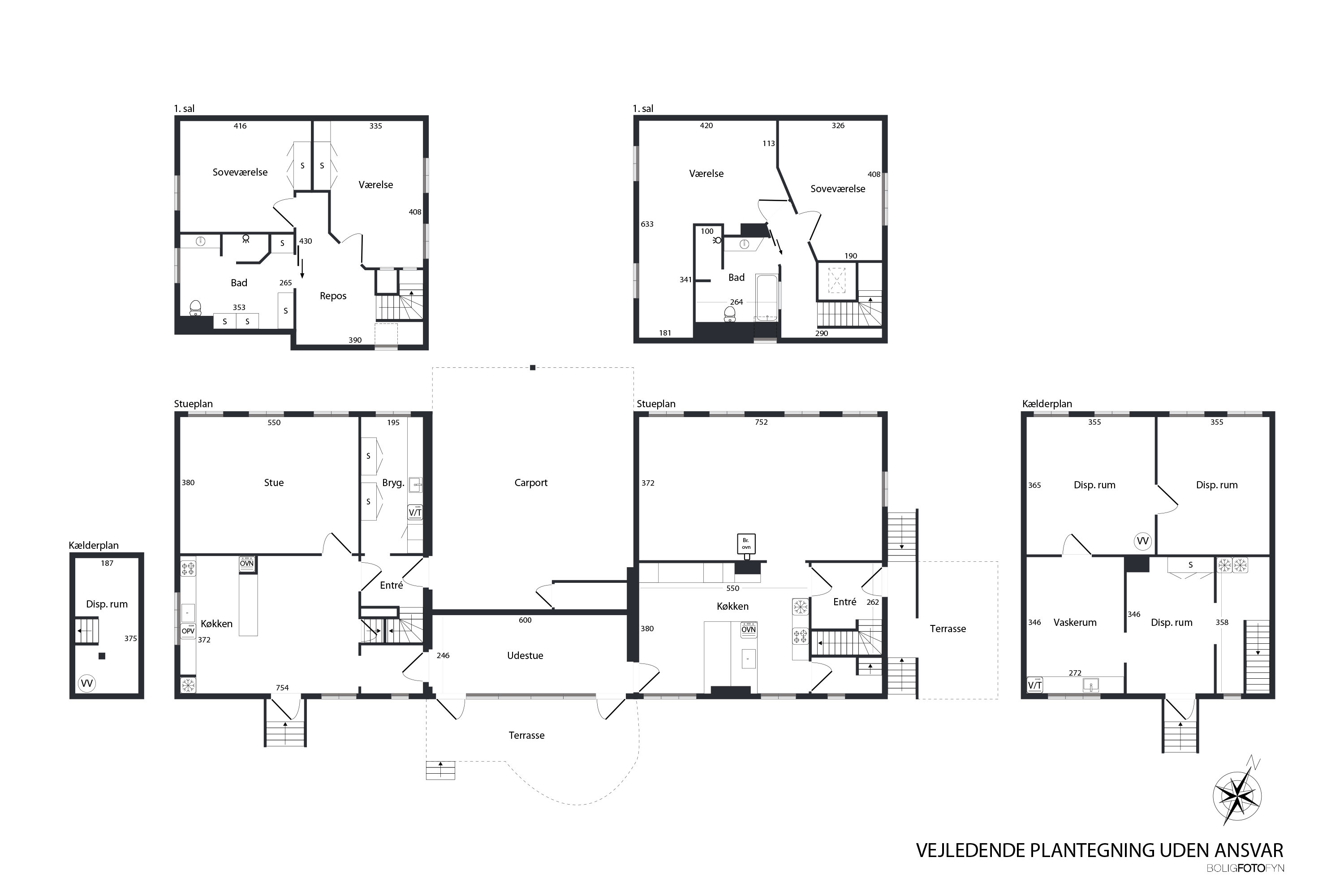 Plantegninger billede af Nørregade 89, 5620 Glamsbjerg
