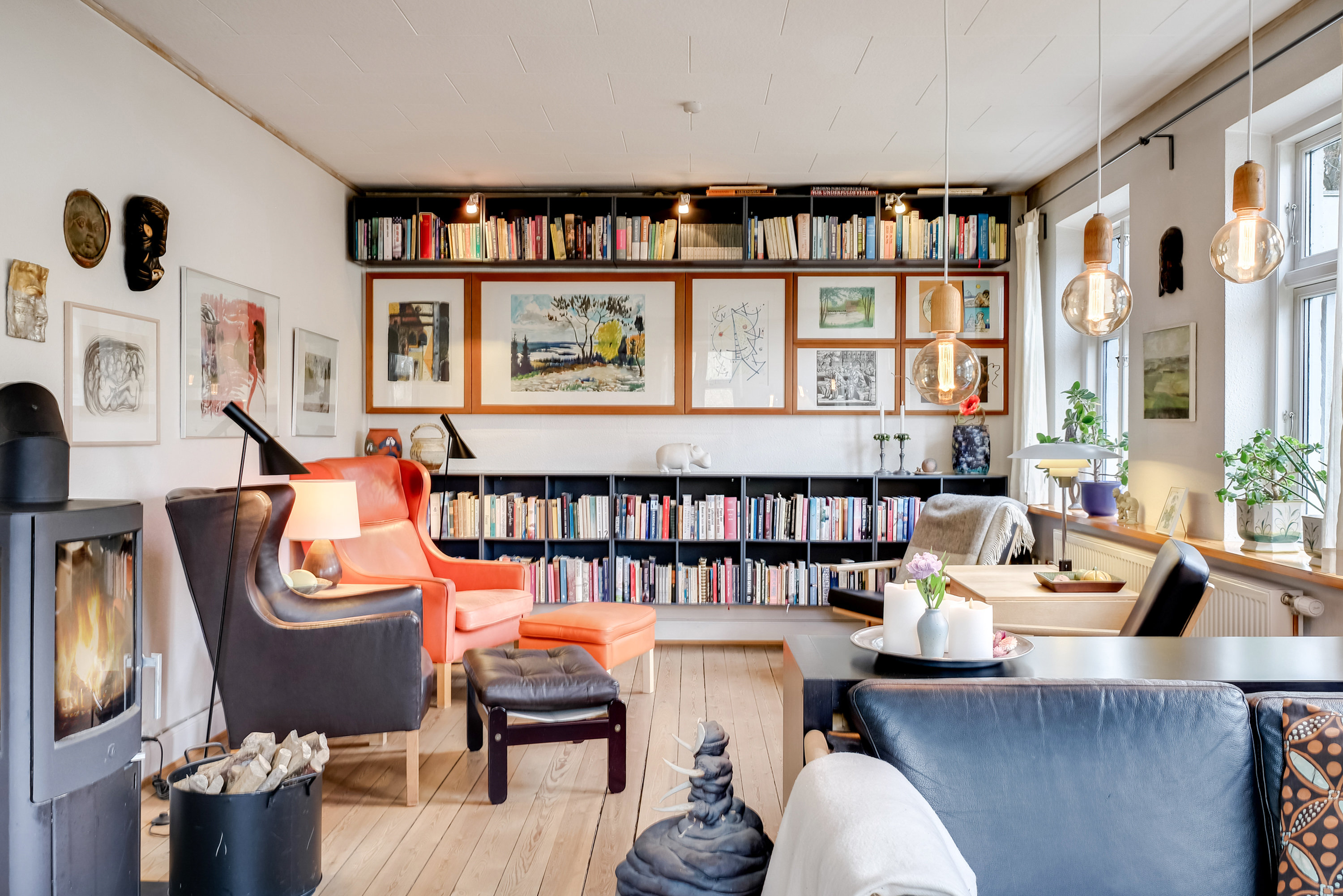 Fremhævet stue billede i fuldskærmstilstand. Billede af Nørregade 89, 5620 Glamsbjerg