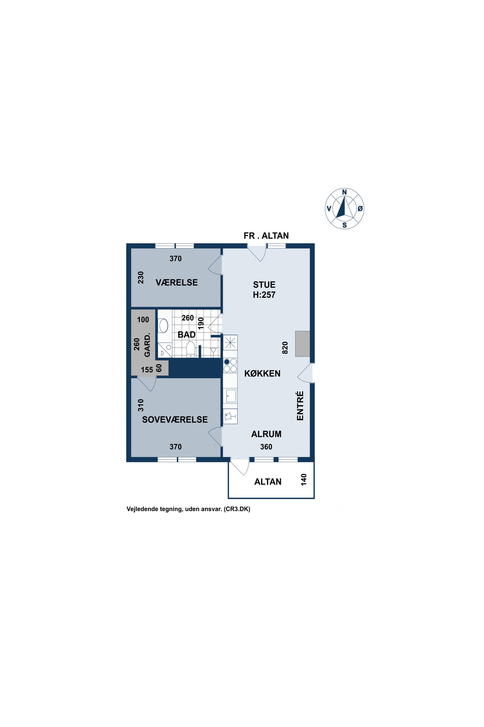 Plantegninger billede af Valby Maskinfabriksvej 5, 1. th., 2500 Valby