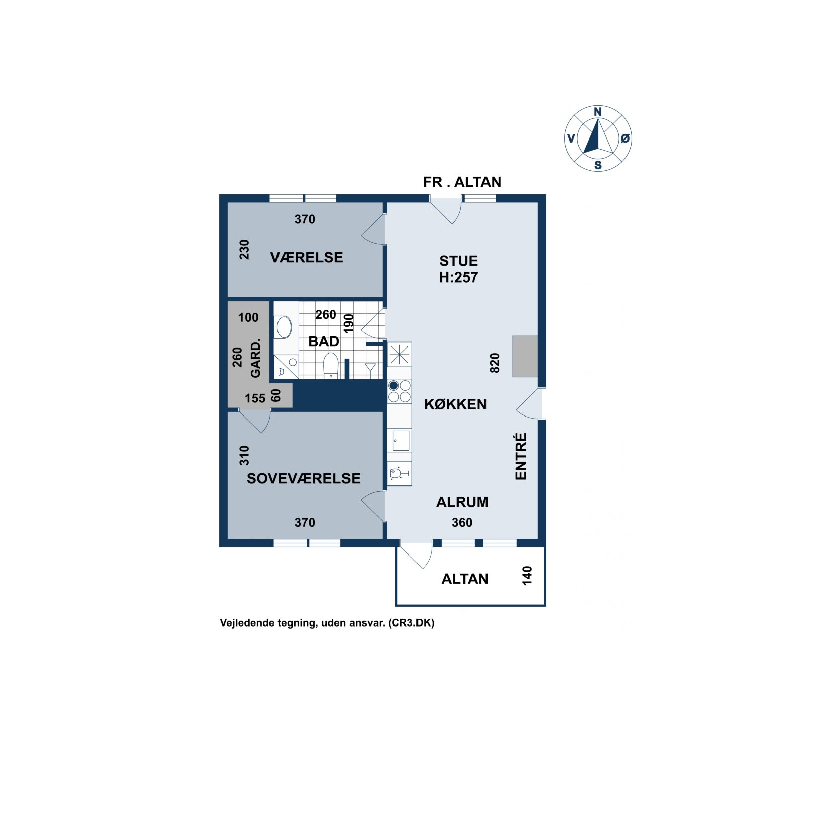 Plantegninger billede af Valby Maskinfabriksvej 5, 1. th., 2500 Valby
