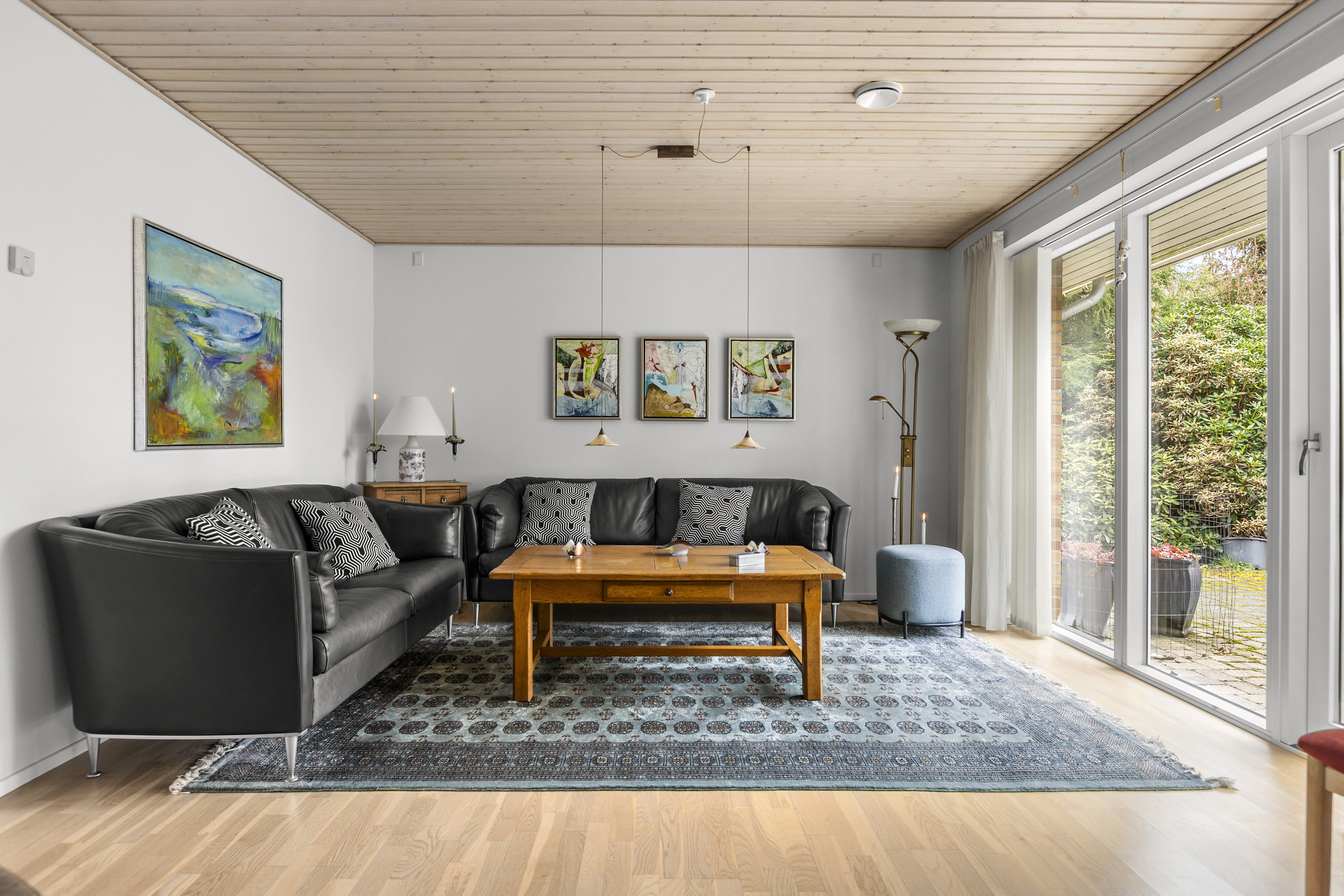 Fremhævet stue billede i fuldskærmstilstand. Billede af Skuldelevvej 25B, 4050 Skibby