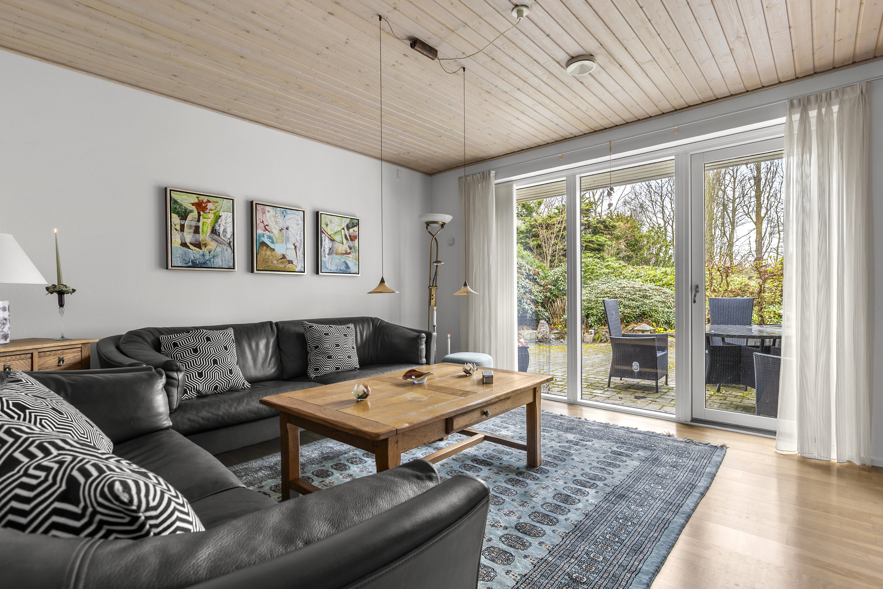 Fremhævet stue billede i fuldskærmstilstand. Billede af Skuldelevvej 25B, 4050 Skibby