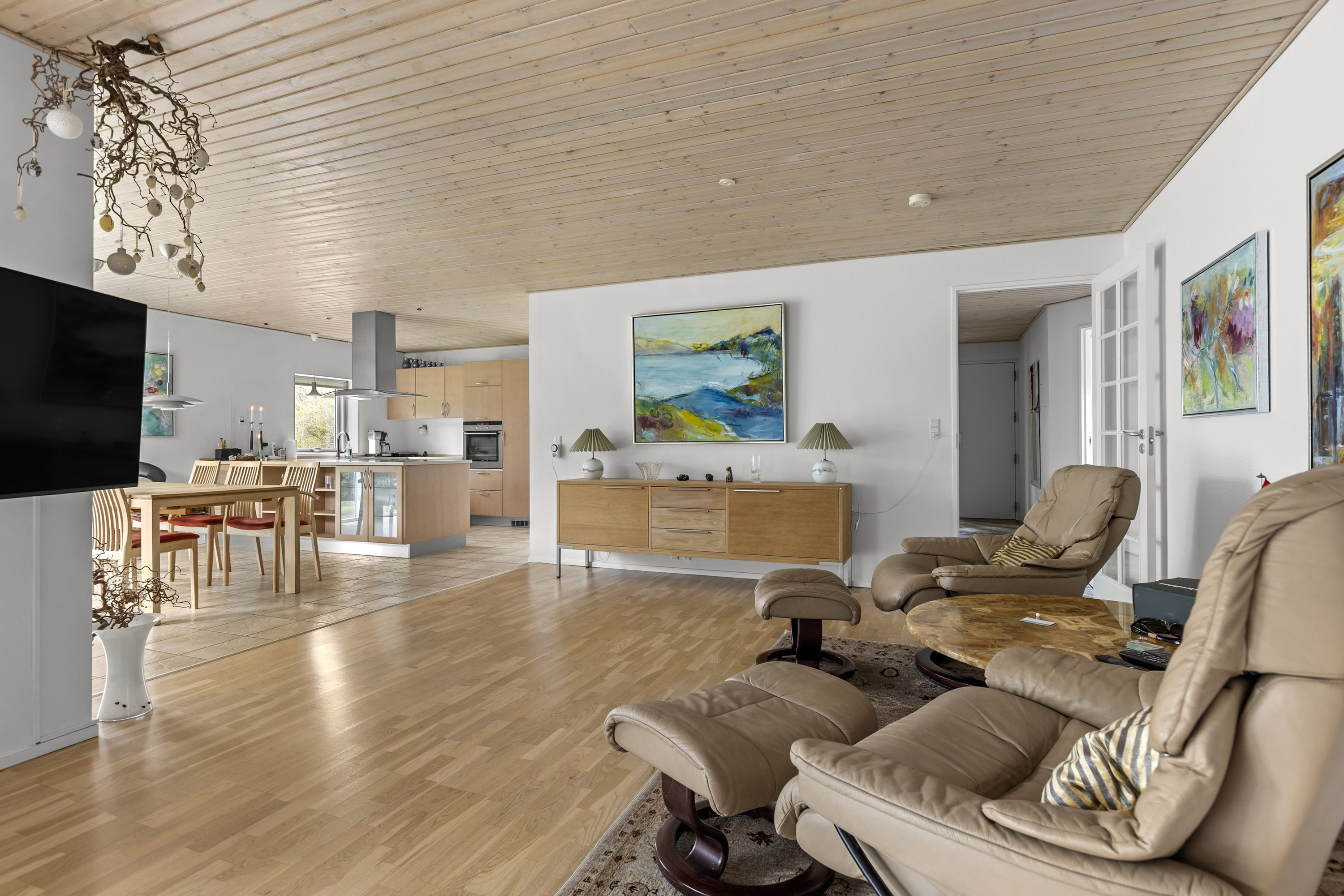 Fremhævet stue billede i fuldskærmstilstand. Billede af Skuldelevvej 25B, 4050 Skibby