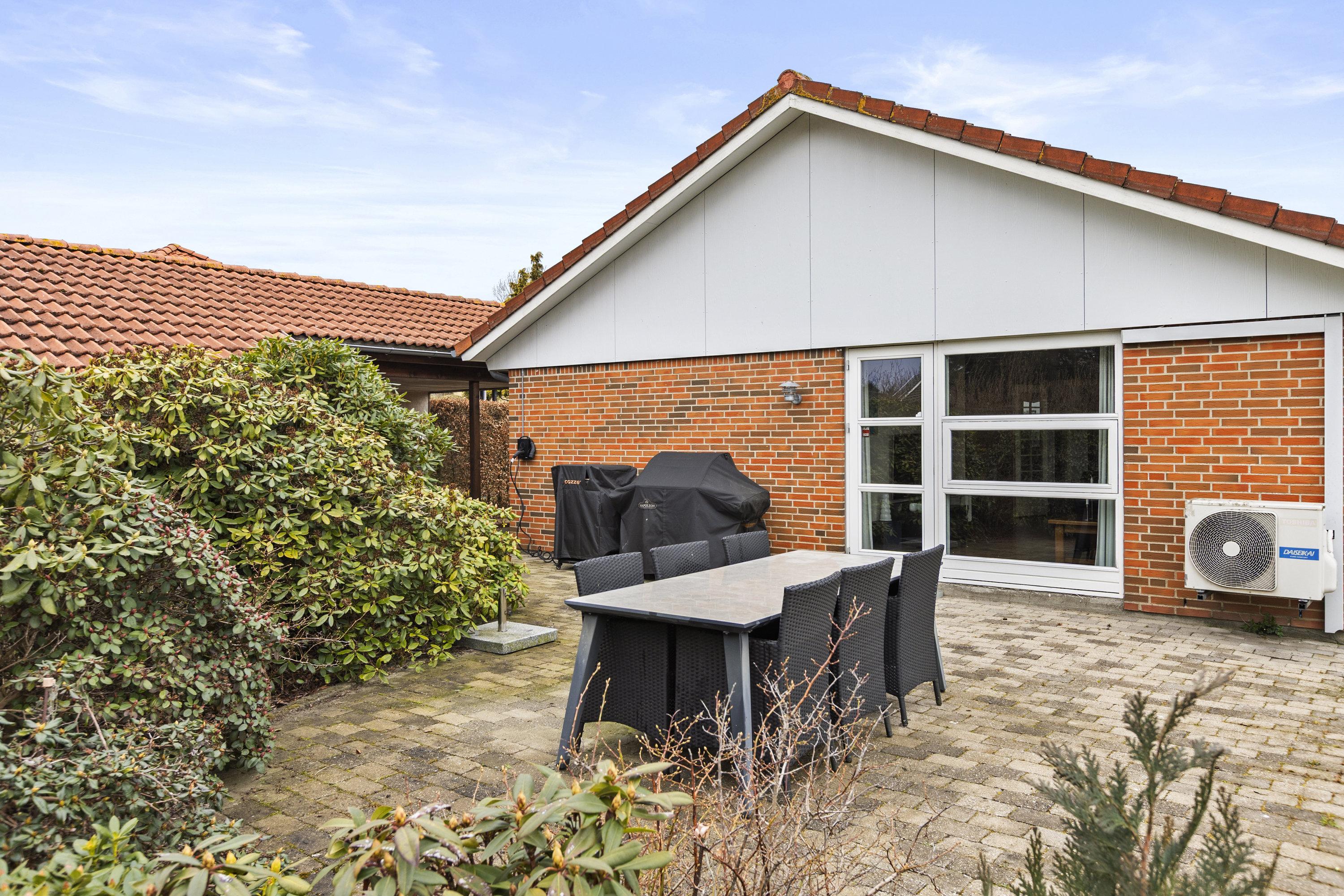 Fremhævet terrasse billede i fuldskærmstilstand. Billede af Sikavej 54, 4050 Skibby