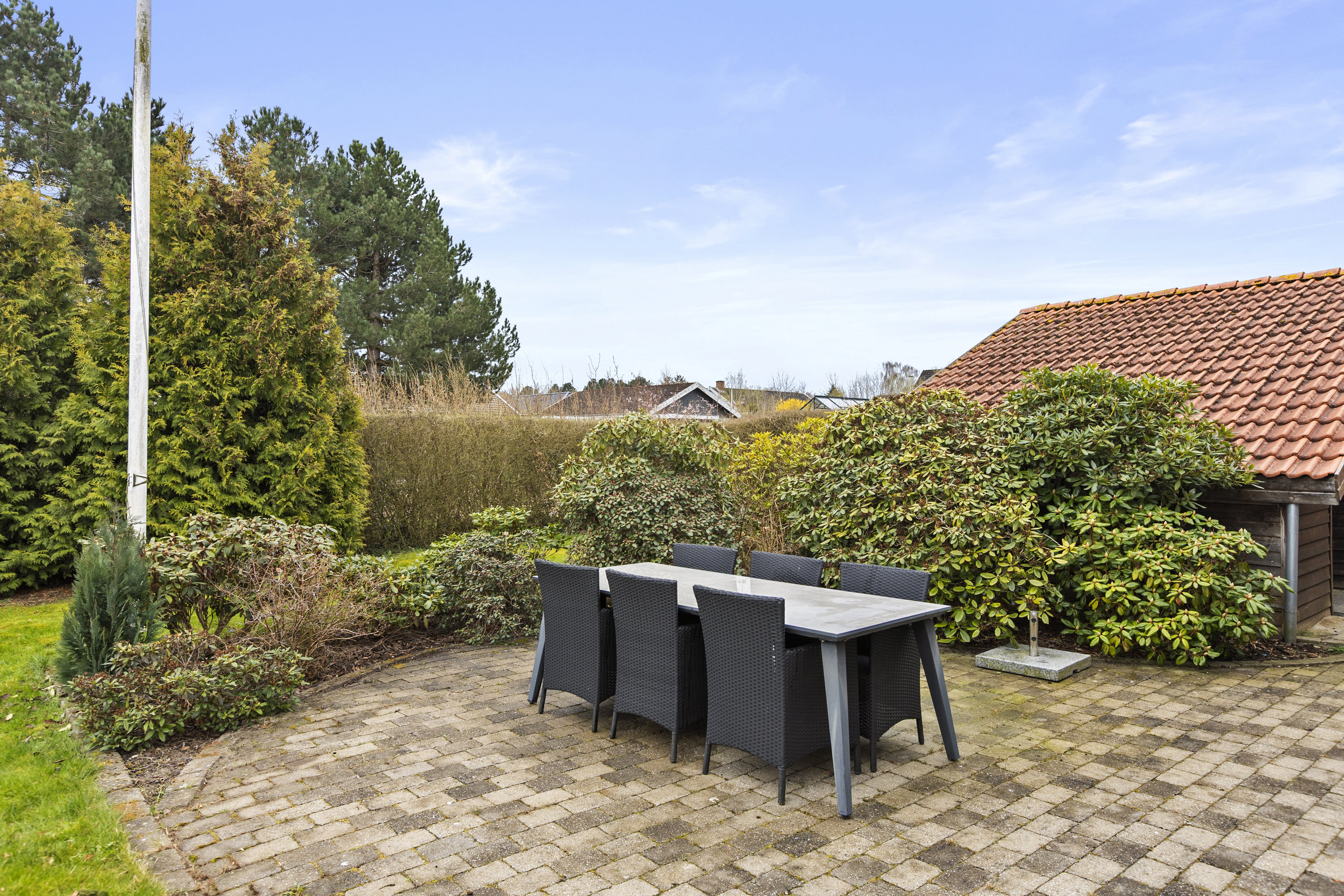 Fremhævet terrasse billede i fuldskærmstilstand. Billede af Sikavej 54, 4050 Skibby