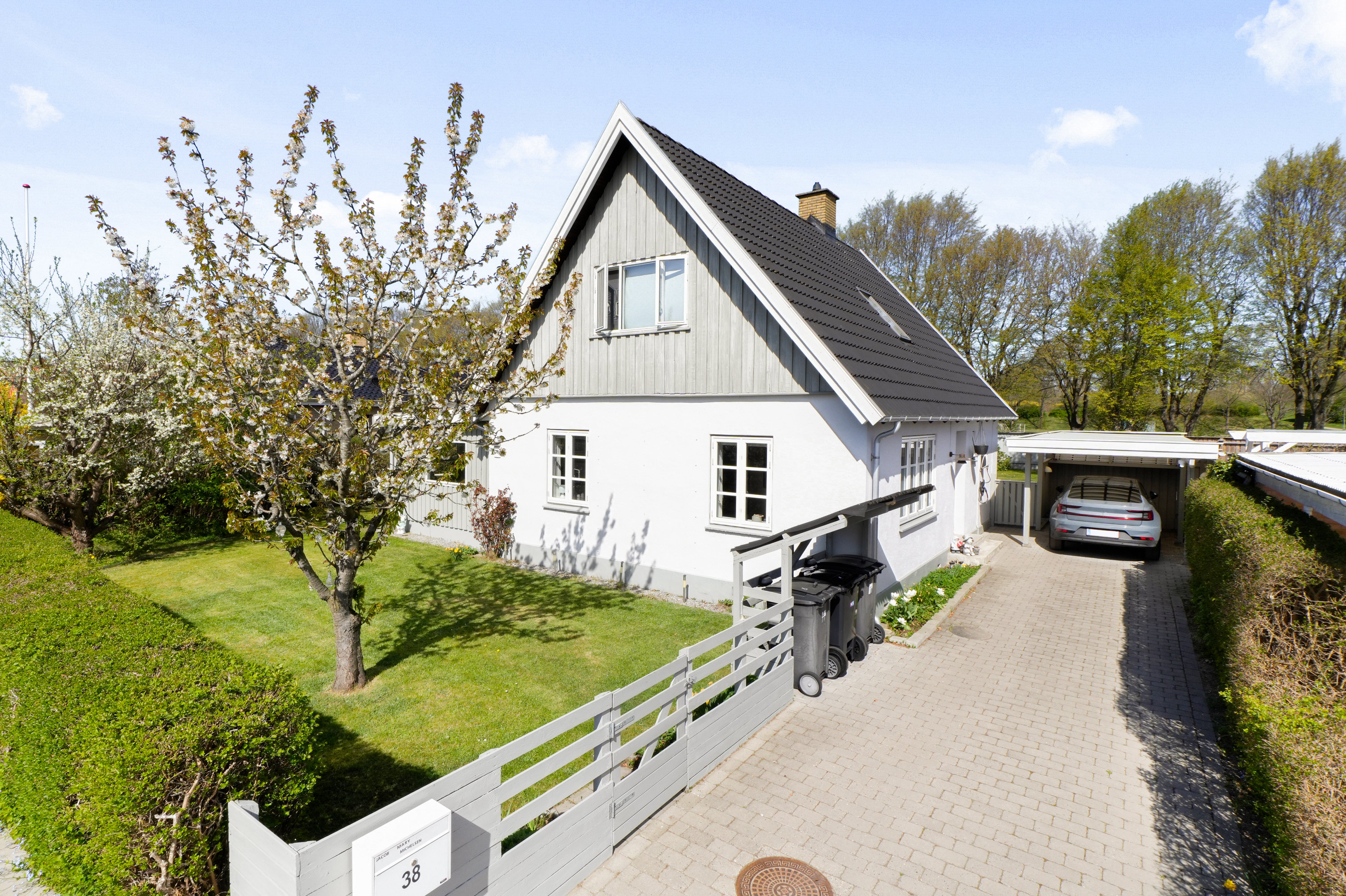 Villa: Facade på Ellekildevej 38, 2740 Skovlunde