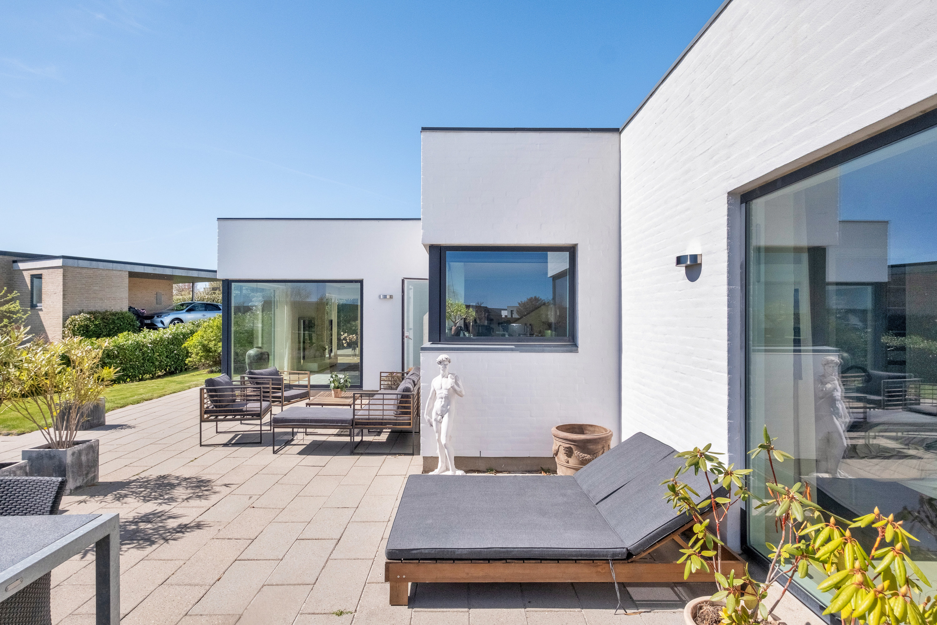 Fremhævet terrasse billede i fuldskærmstilstand. Billede af Hybenhaven 16, 8520 Lystrup