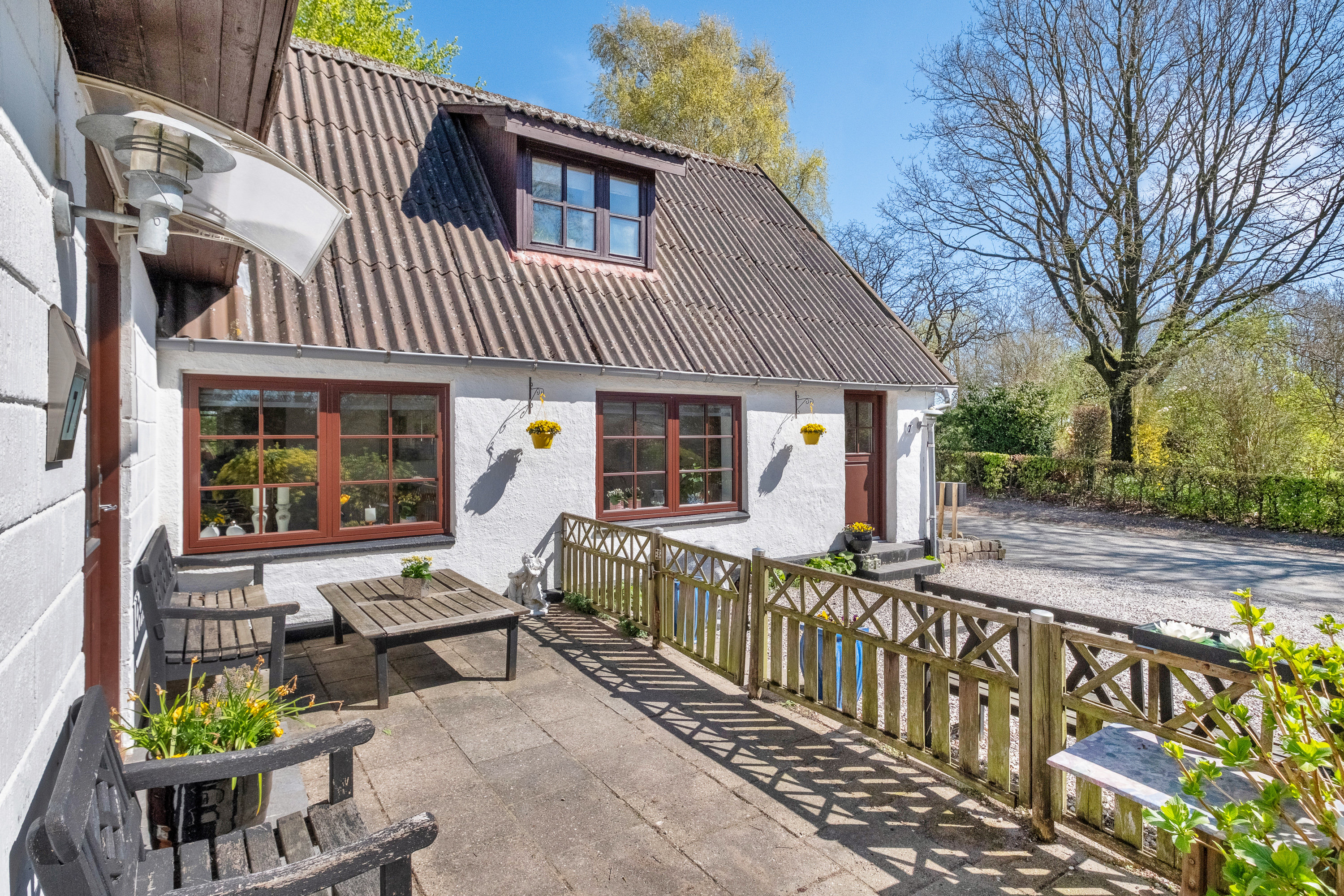 Villa: Terrasse på Clemensvej 7, Bendstrup, 8530 Hjortshøj