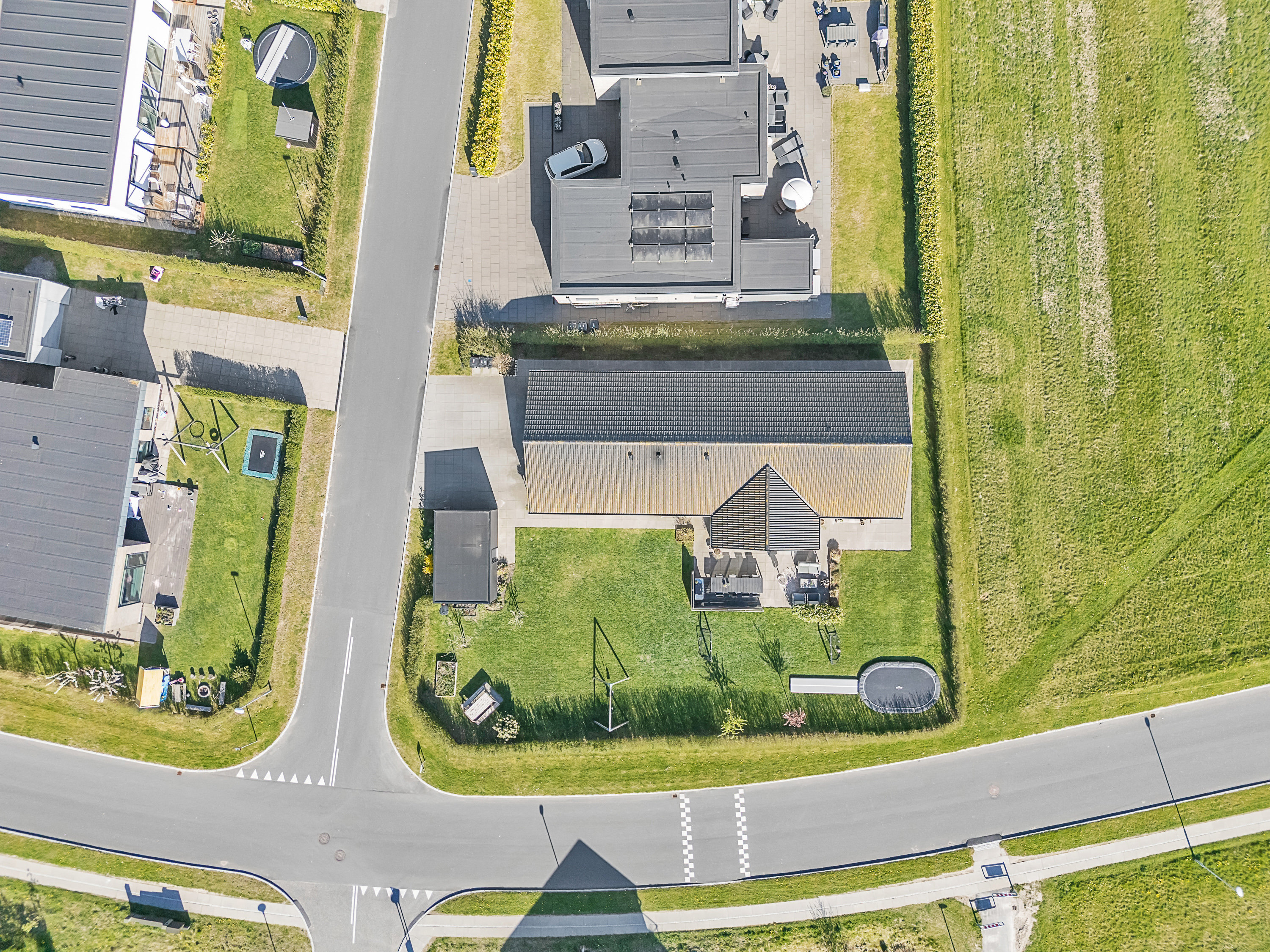 Fremhævet luftfoto billede i fuldskærmstilstand. Billede af Lauritshøj 45, 8541 Skødstrup
