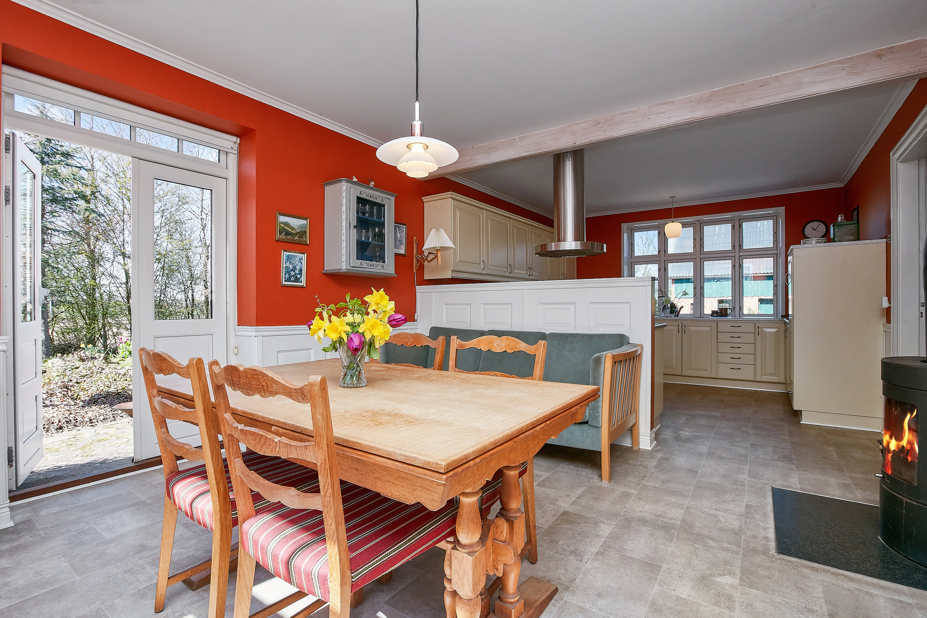 Fremhævet spisekøkken billede i fuldskærmstilstand. Billede af Gl Århusvej 29, Åes, 8700 Horsens