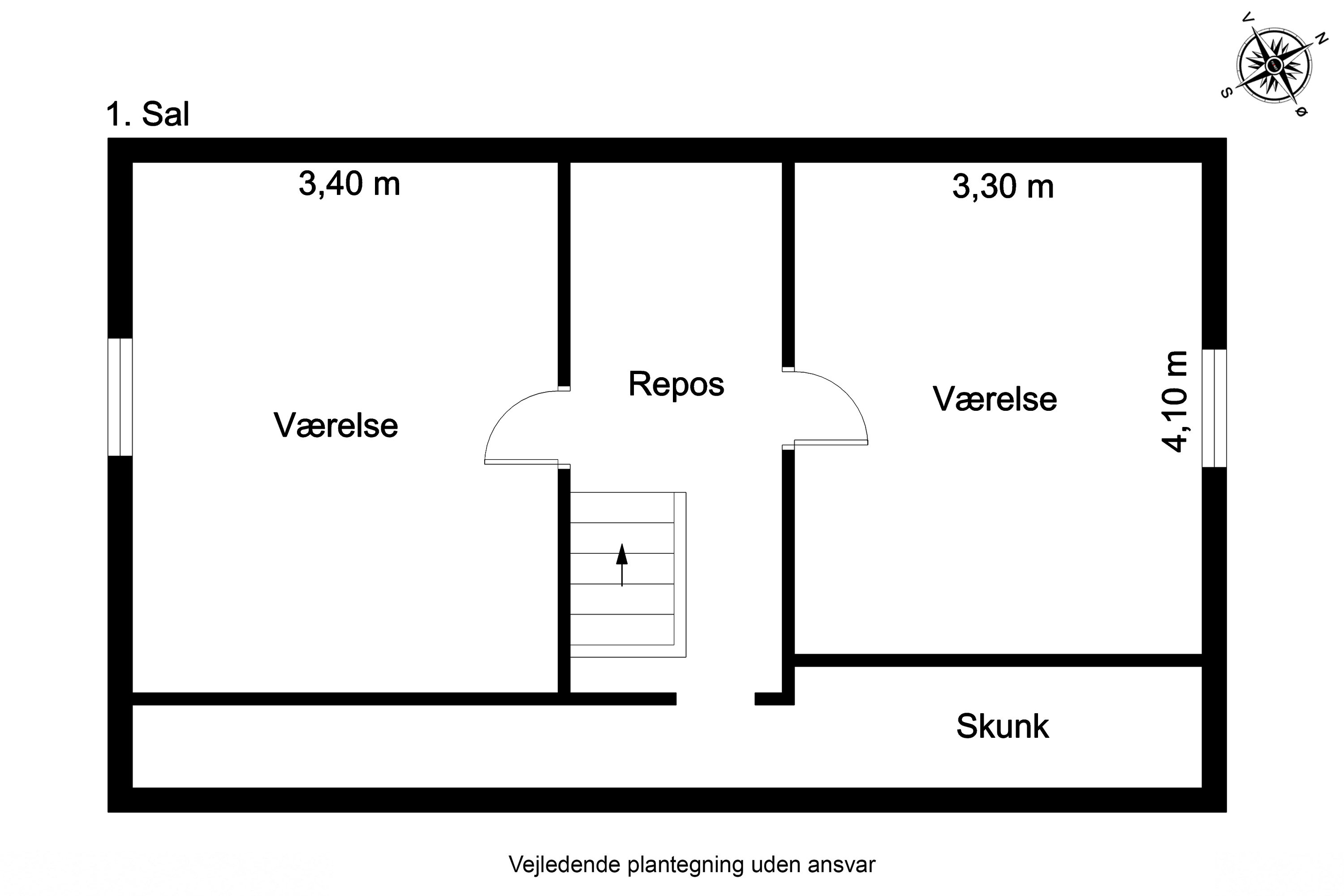 Plantegninger billede af Rønnemosevej 2, 5985 Søby Ærø