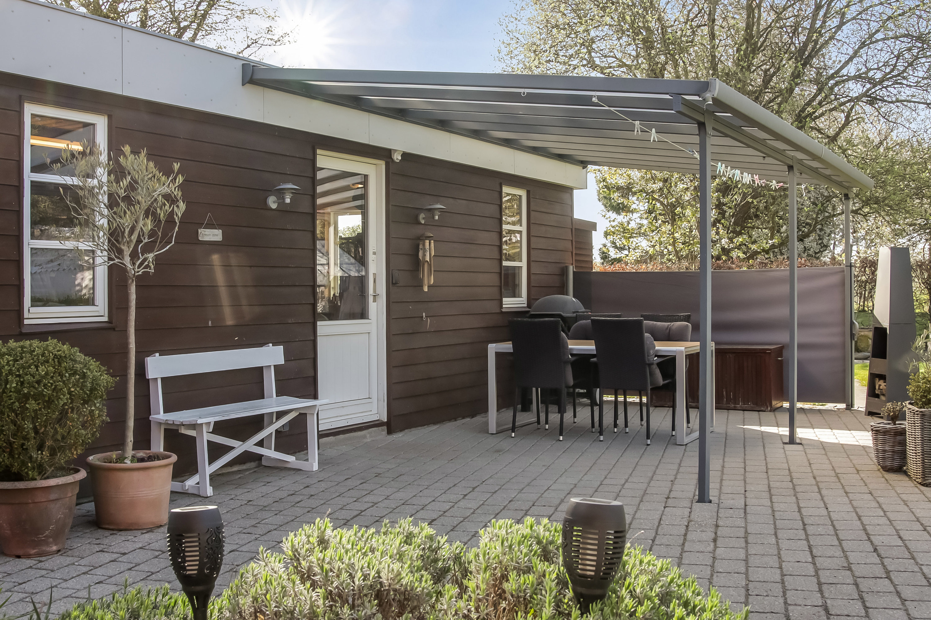 Fremhævet terrasse billede i fuldskærmstilstand. Billede af Skovsbovej 213, Skovsbo, 5700 Svendborg