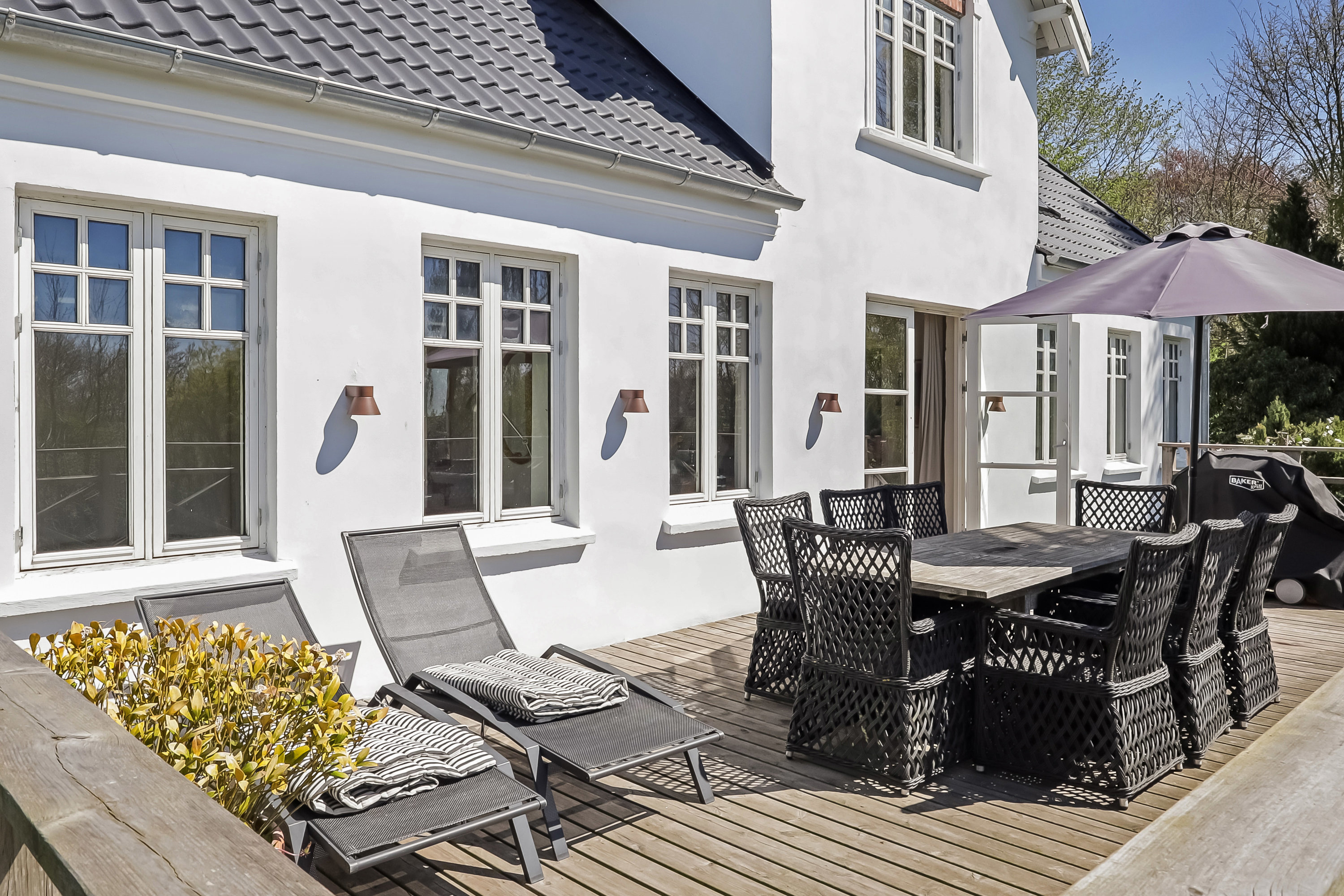 Fremhævet terrasse billede i fuldskærmstilstand. Billede af Tranderupvej 17, 5970 Ærøskøbing