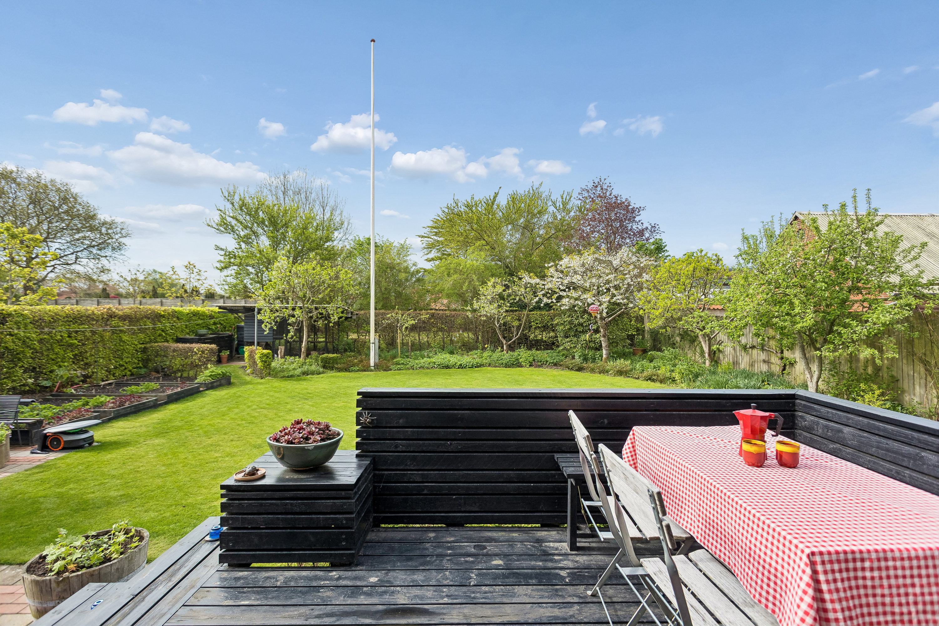 Fremhævet terrasse billede i fuldskærmstilstand. Billede af Sevelvej 4, 7830 Vinderup