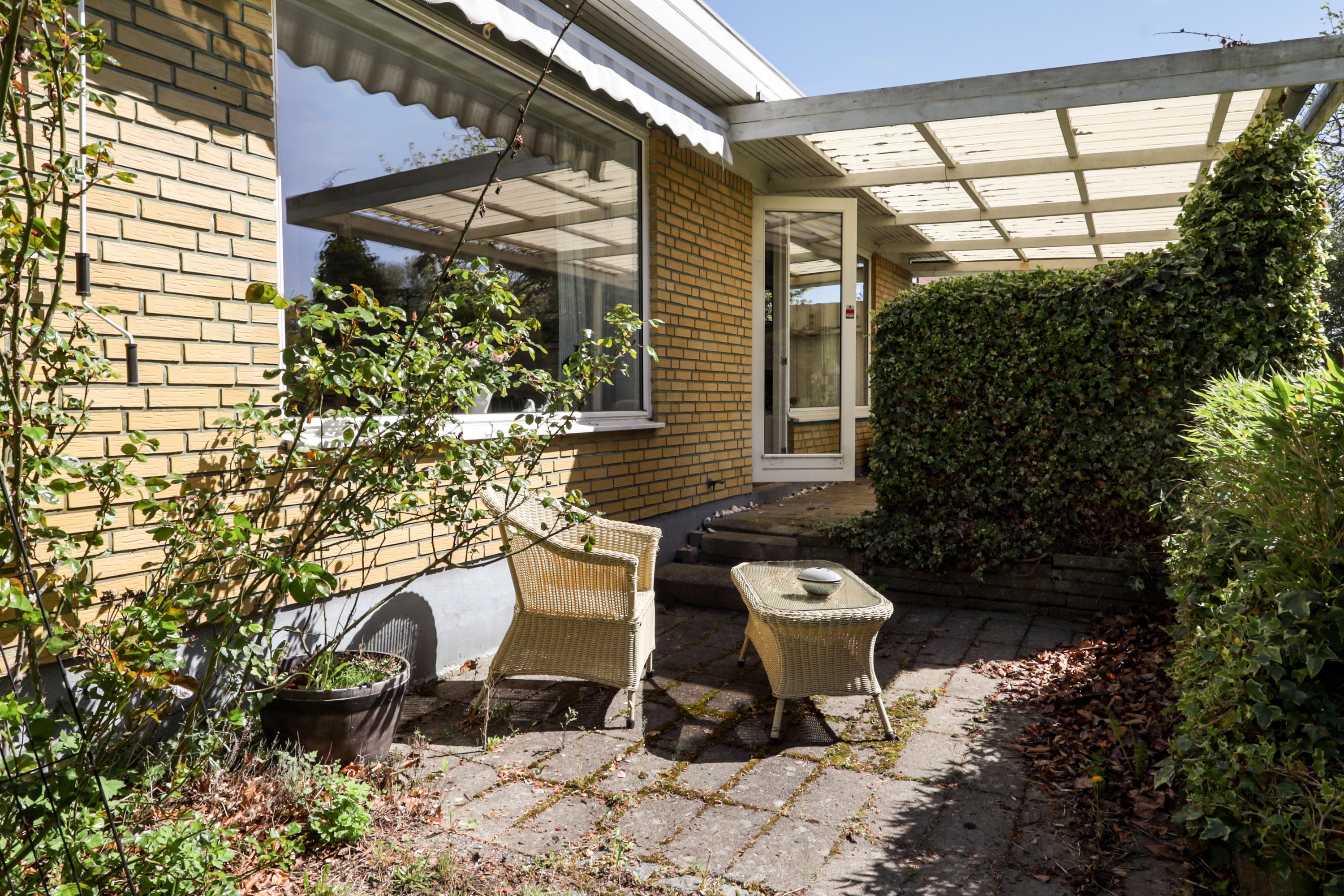Fremhævet terrasse billede i fuldskærmstilstand. Billede af Bontvedvej 15A, 5700 Svendborg