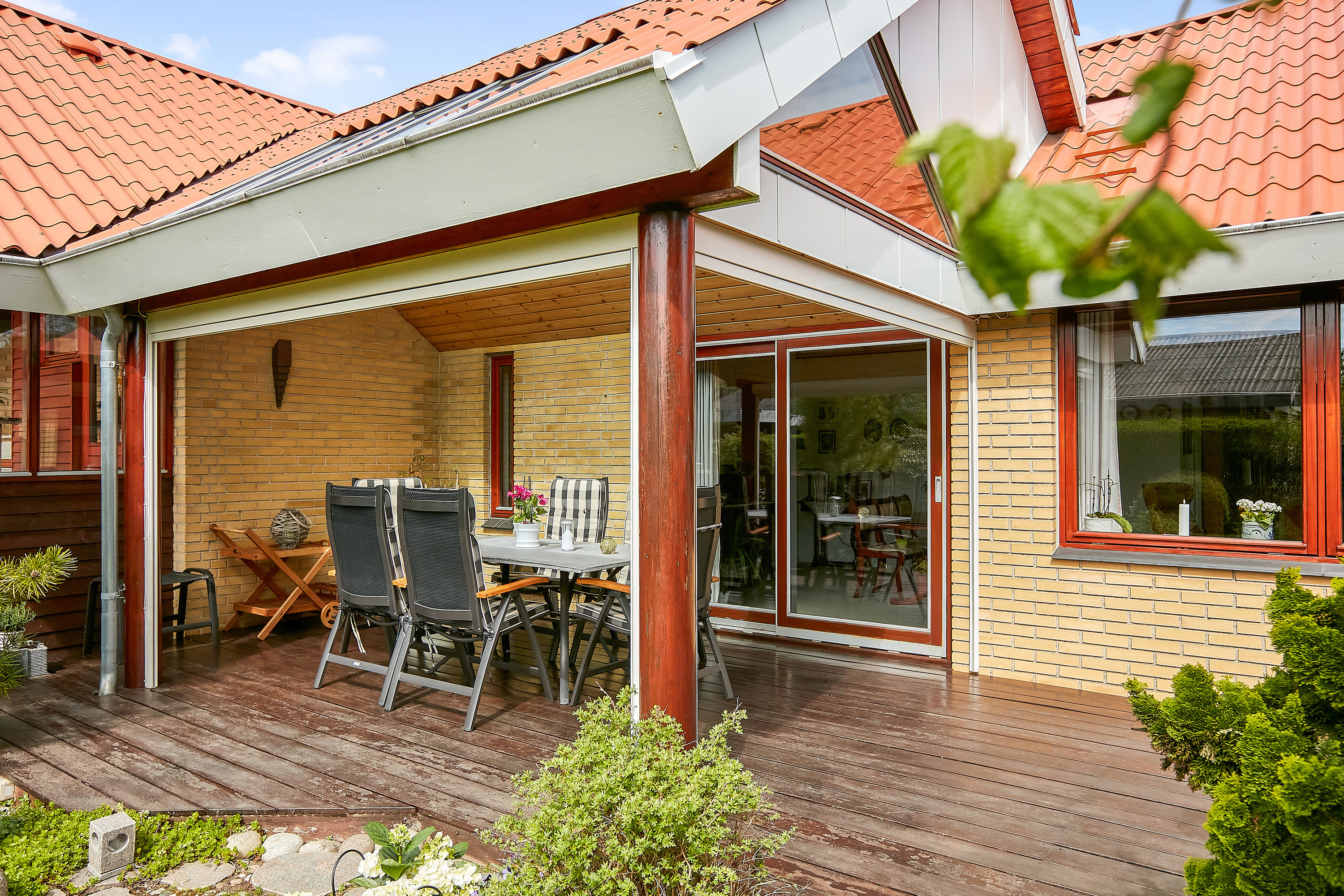 Fremhævet terrasse billede i fuldskærmstilstand. Billede af Bregnevej 5, Torsted, 8700 Horsens