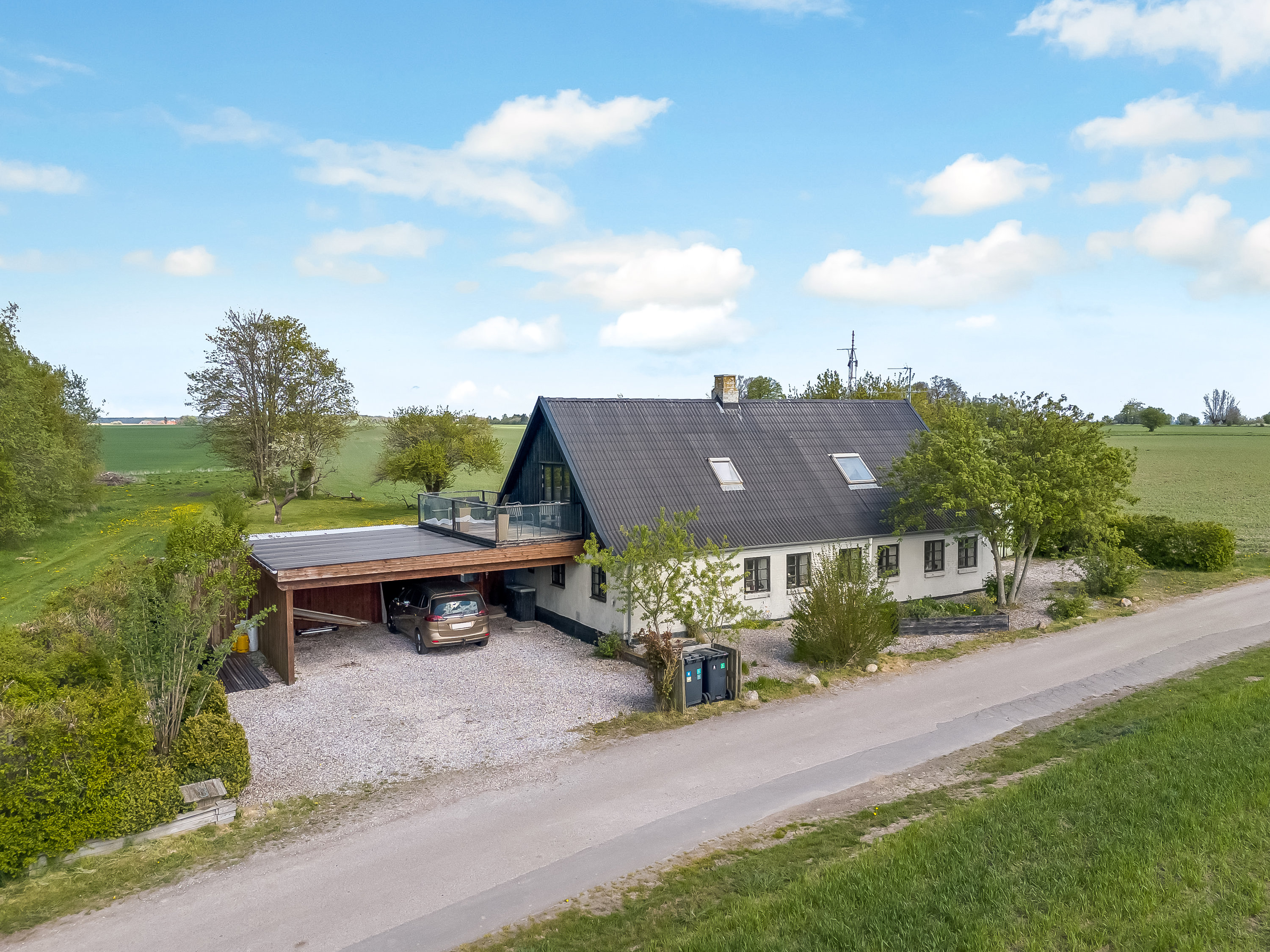 Villa: Facade på Tørvemosevej 3, 4872 Idestrup