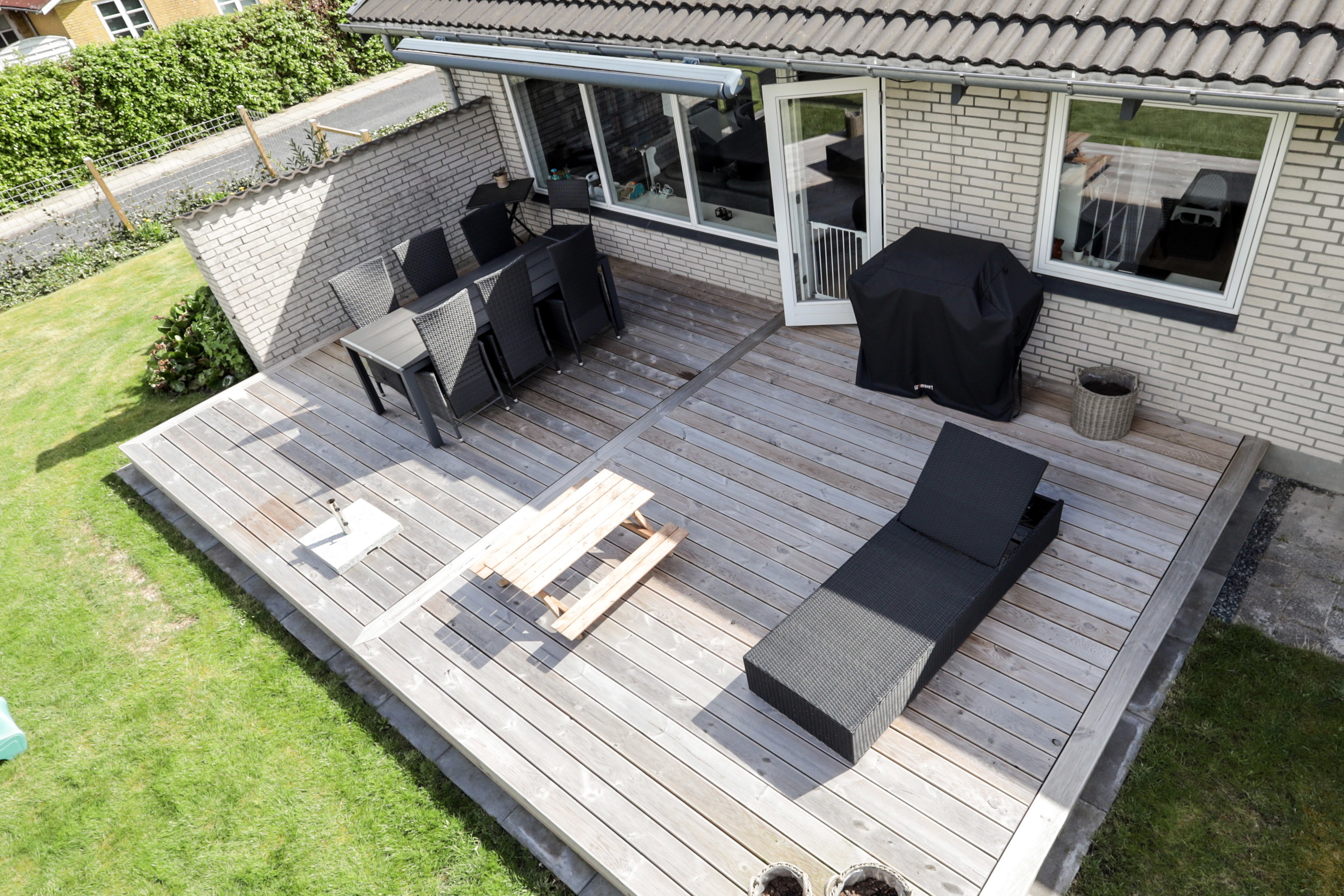 Fremhævet terrasse billede i fuldskærmstilstand. Billede af Bellingehøjen 26, Bellinge, 5250 Odense SV