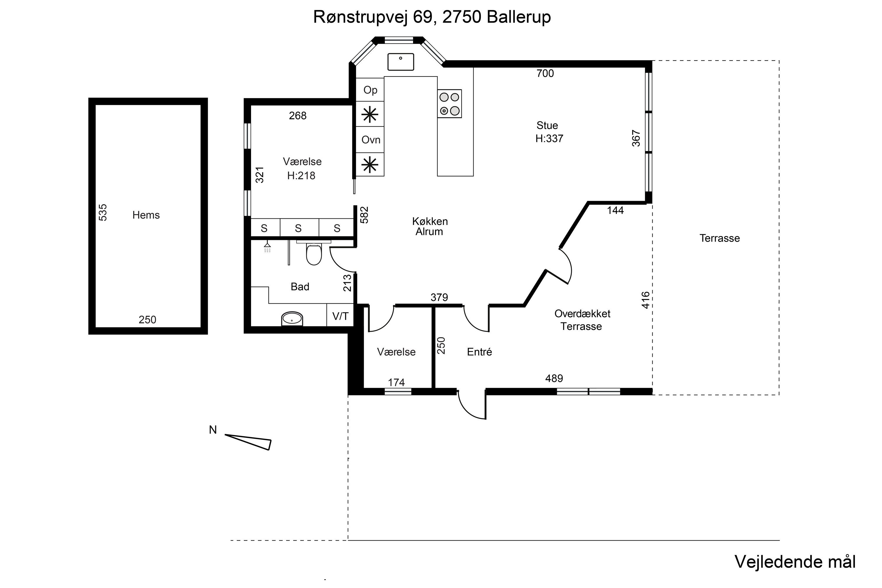 Plantegninger billede af Rønstrupvej 69, Of Ågerup, 2750 Ballerup