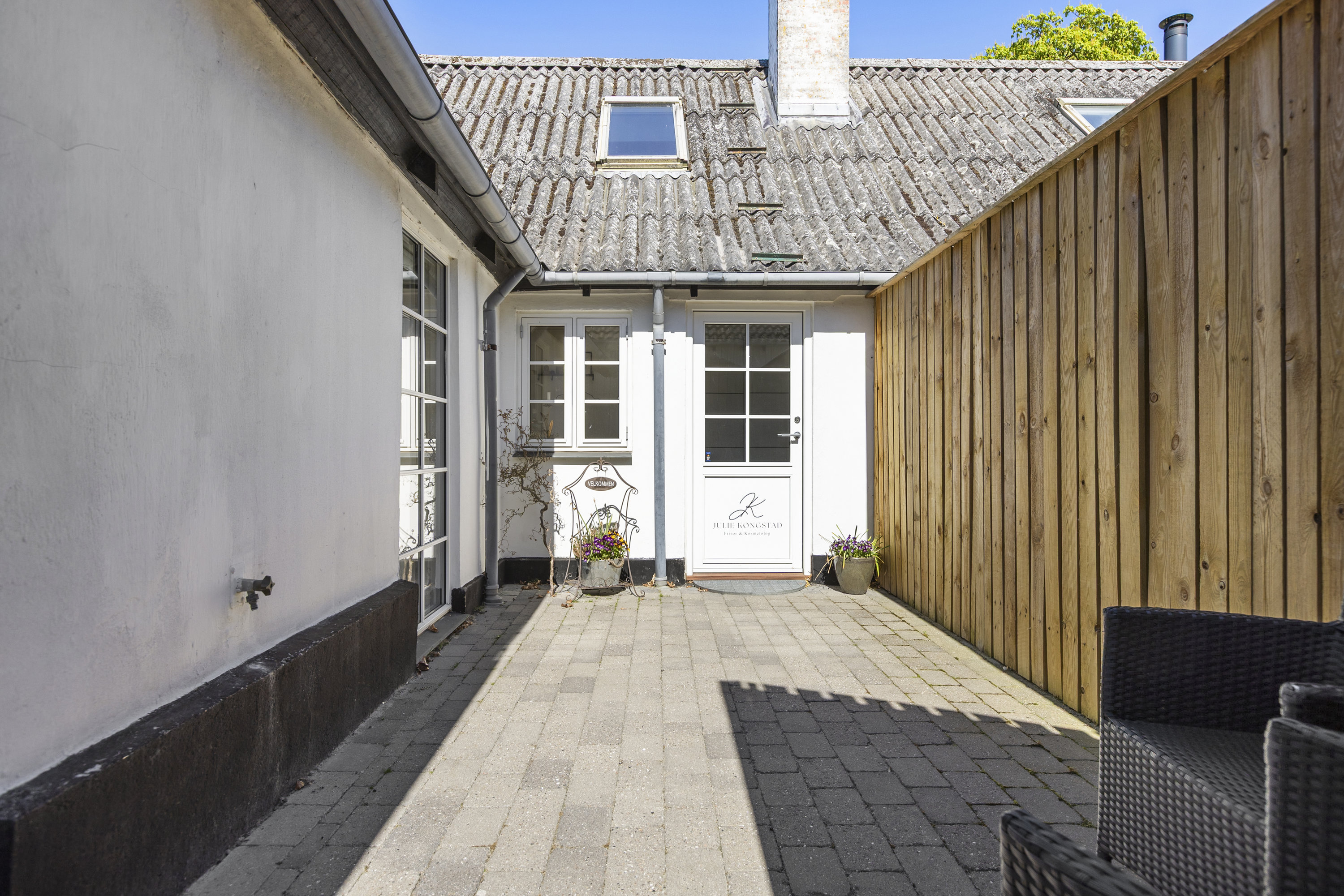 Fremhævet terrasse billede i fuldskærmstilstand. Billede af Gammel Næstvedvej 24, Sandby, 4171 Glumsø