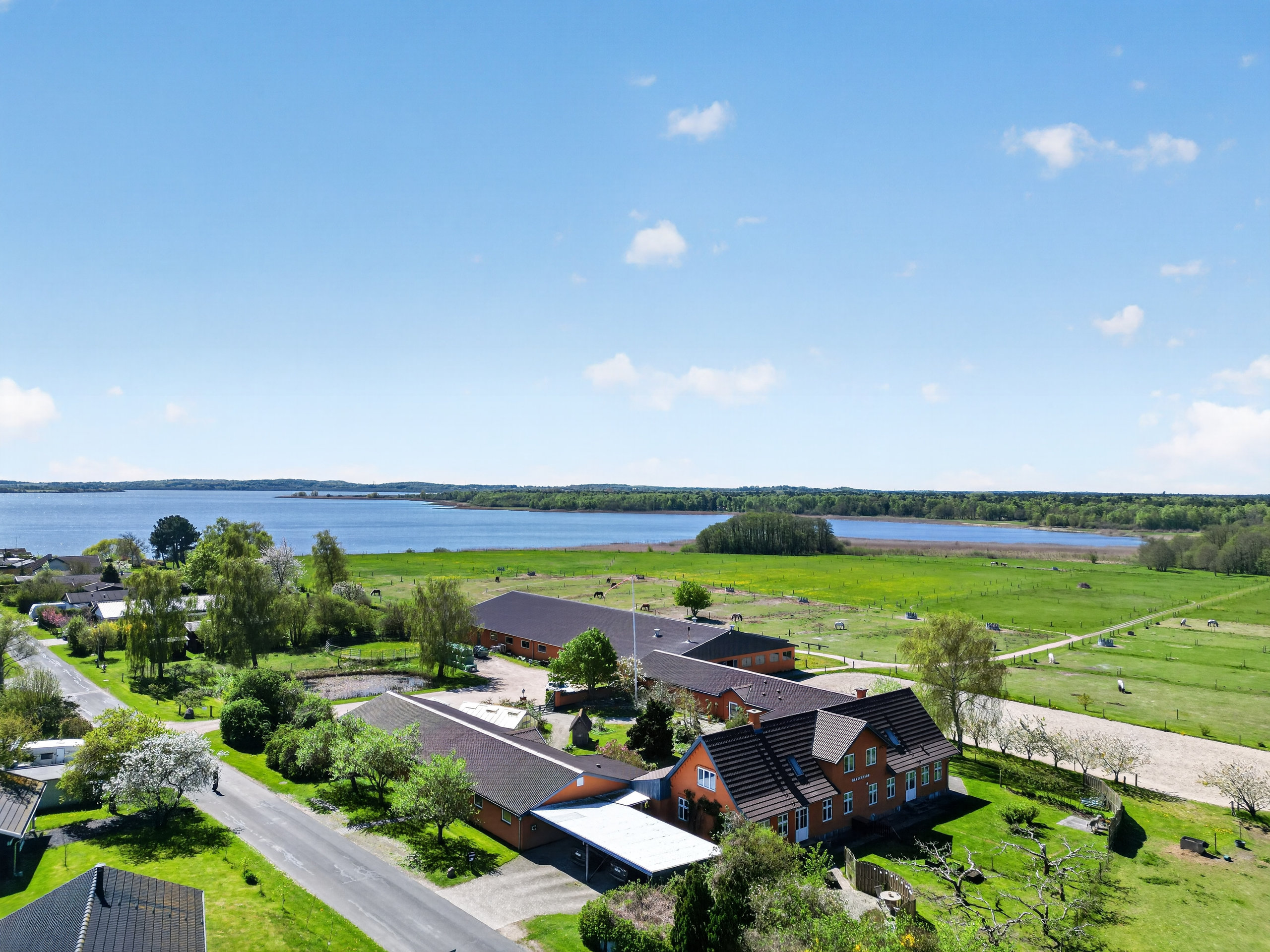 Villa: Luftfoto på Bækkegårdsvej 4, Ramløse, 3200 Helsinge