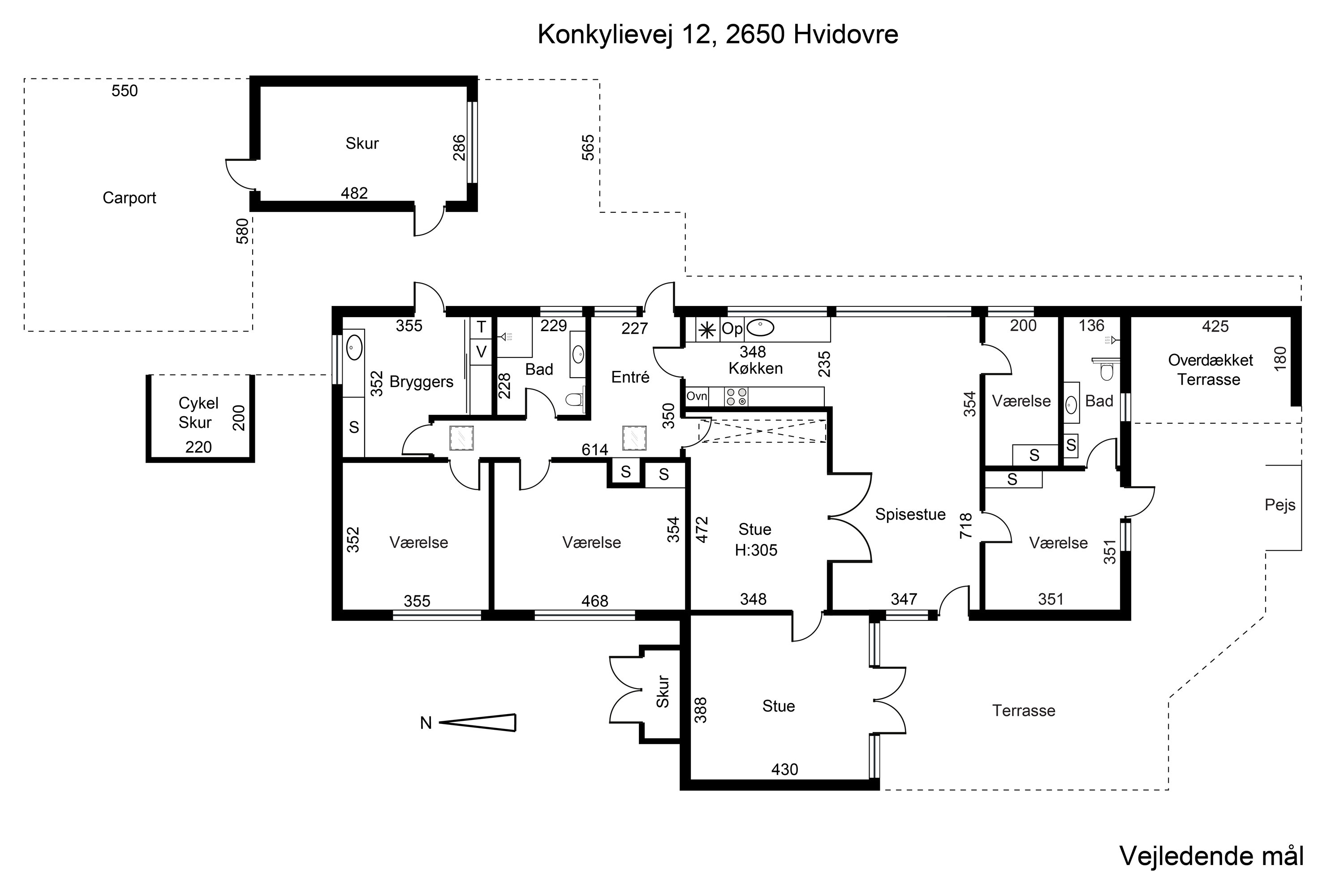 Plantegninger billede af Konkylievej 12, 2650 Hvidovre