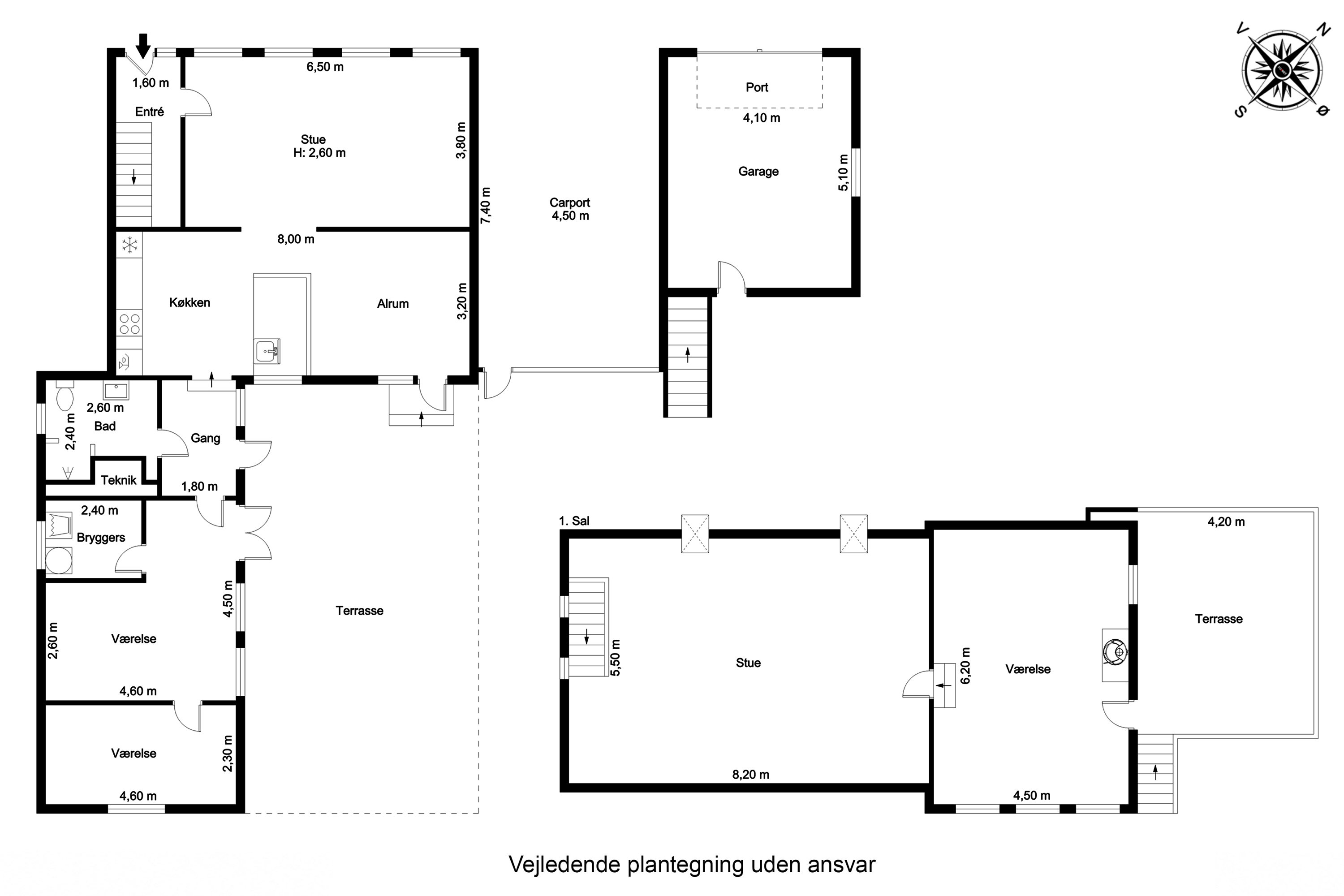 Plantegninger billede af Overvejen 26, Årslev, 5792 Årslev